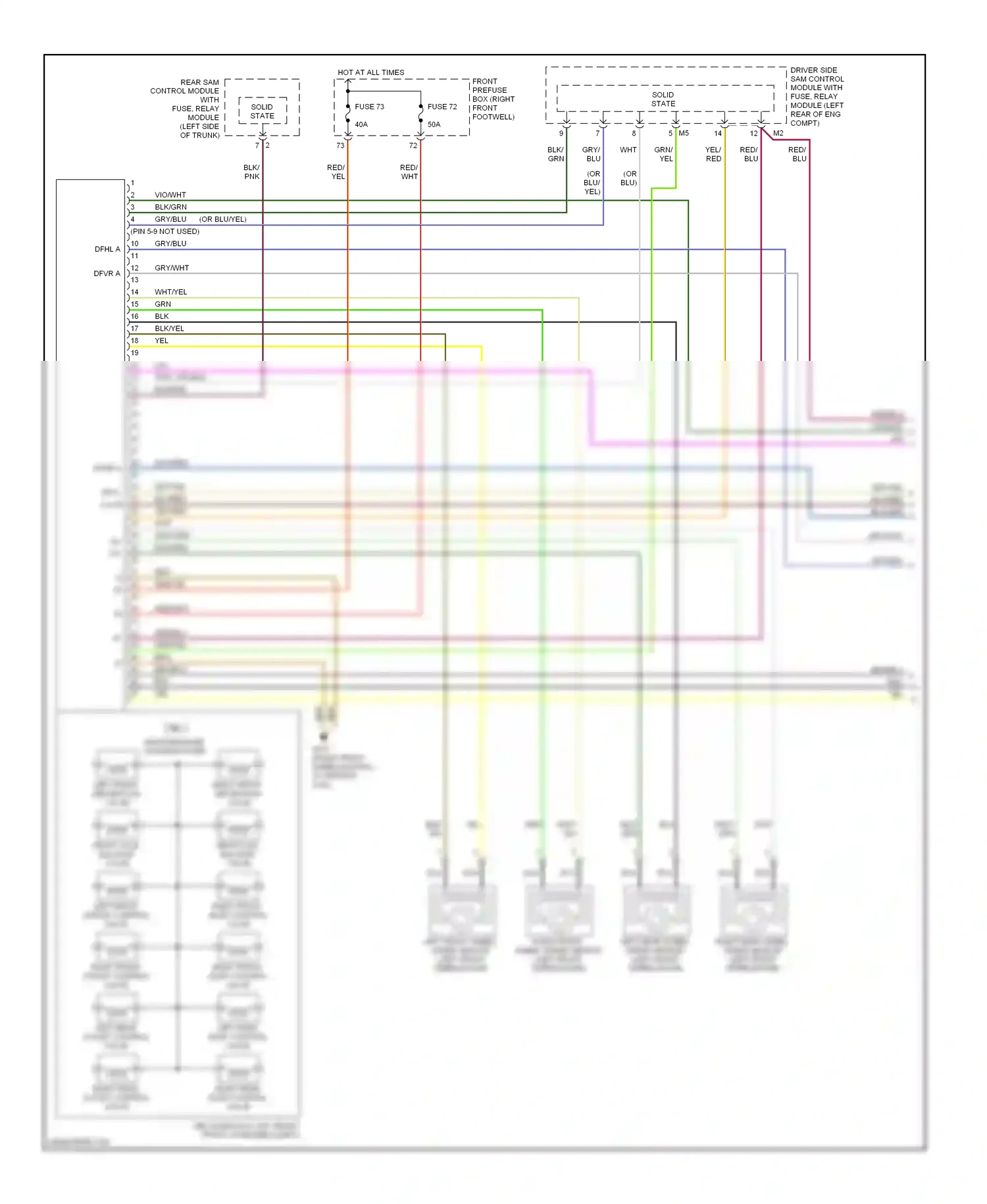 Wiring diagram blu for Mercedes-Benz E-class W211/S211 (2002-2006) (1 of 33)