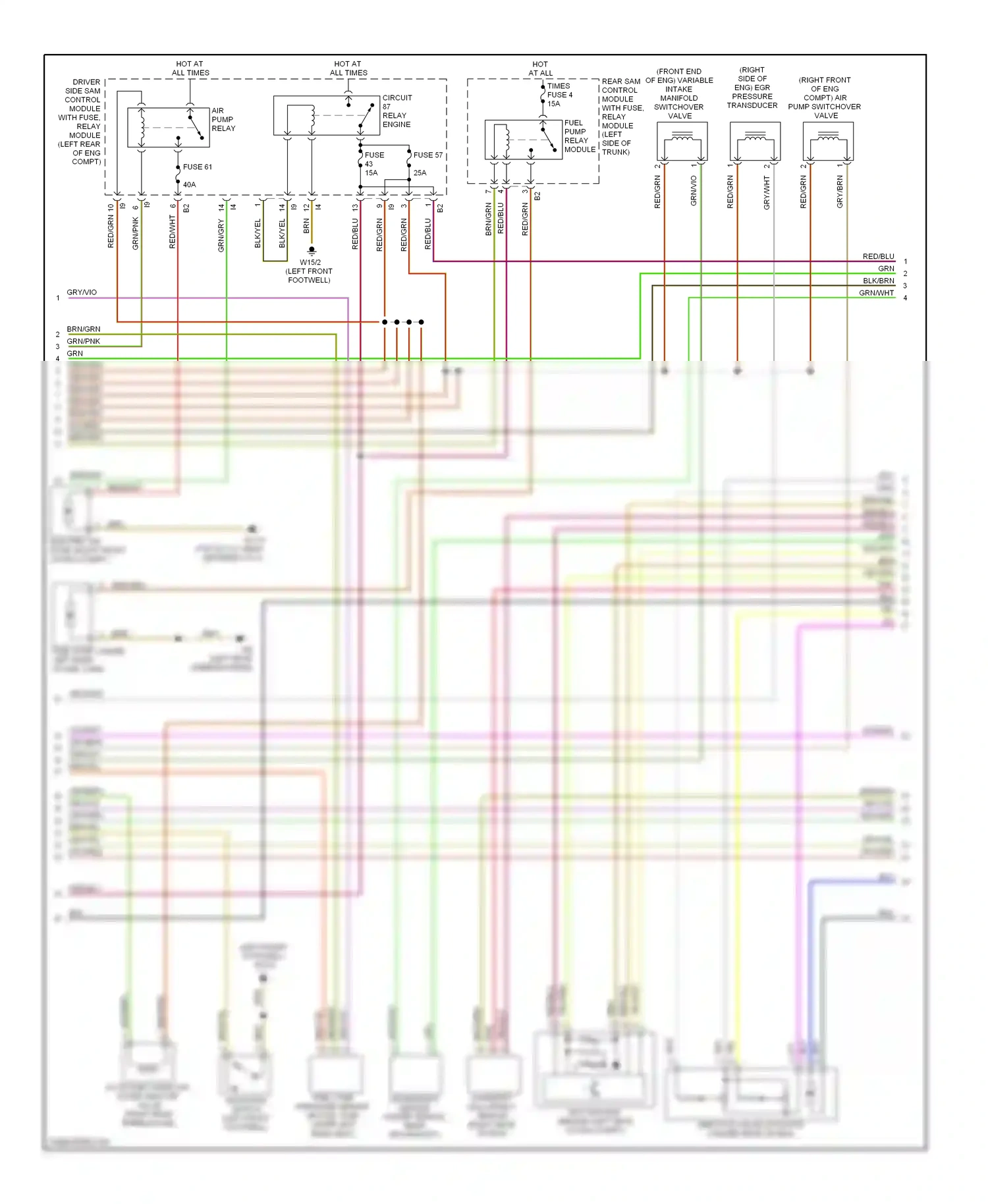 Wiring diagram blu for Mercedes-Benz E-class W211/S211 (2002-2006) (19 of 33)