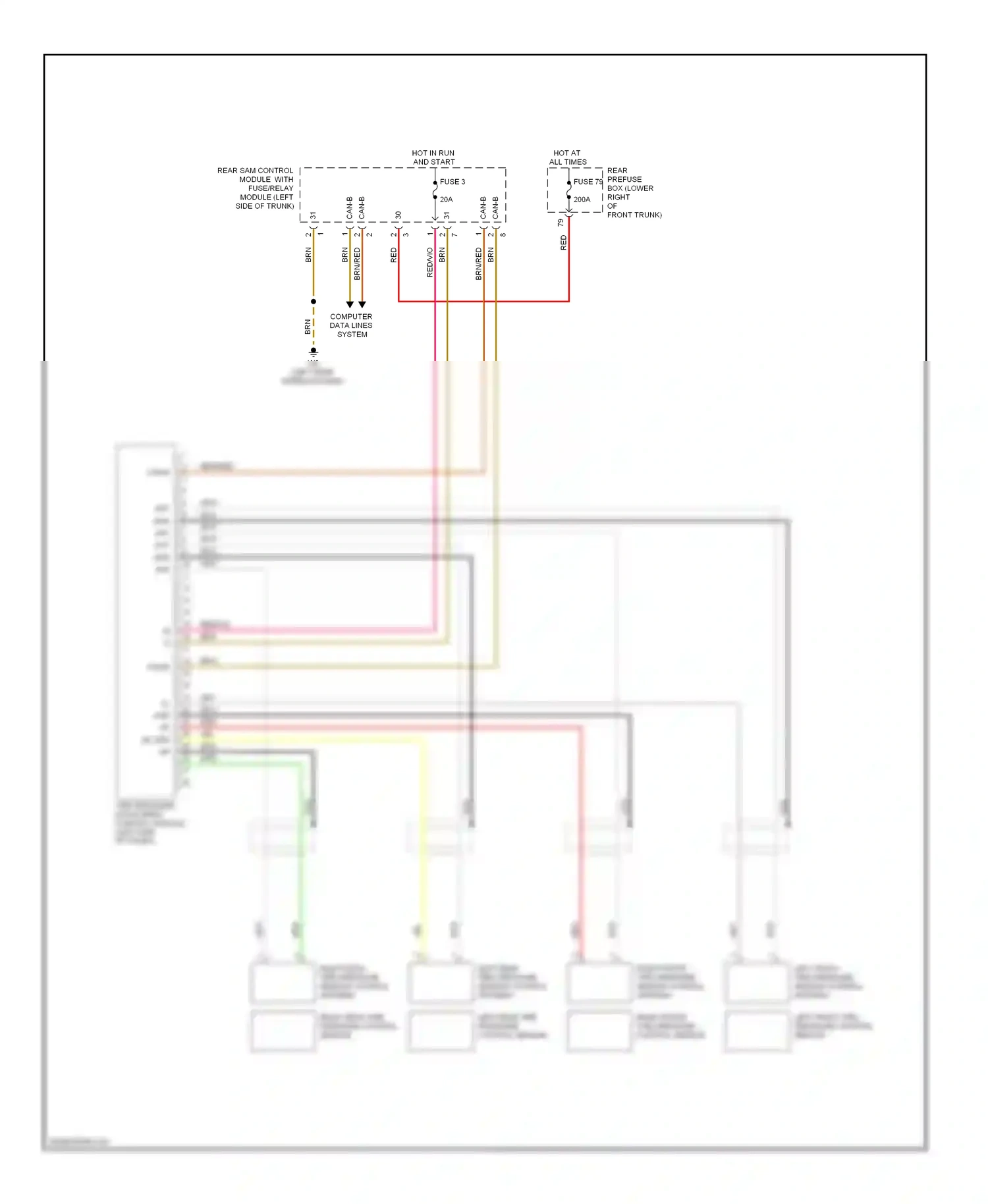 Wiring diagram computer data lines system for Mercedes-Benz E-class W211/S211 (2002-2006) (54 of 56)