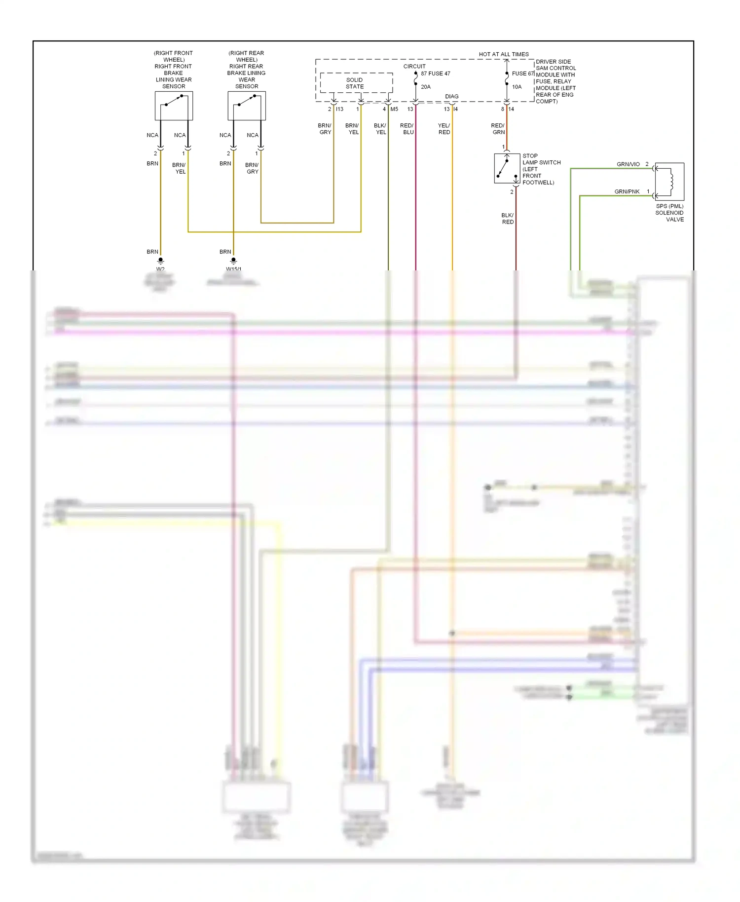 Wiring diagram computer data lines system for Mercedes-Benz E-class W211/S211 (2002-2006) (2 of 56)