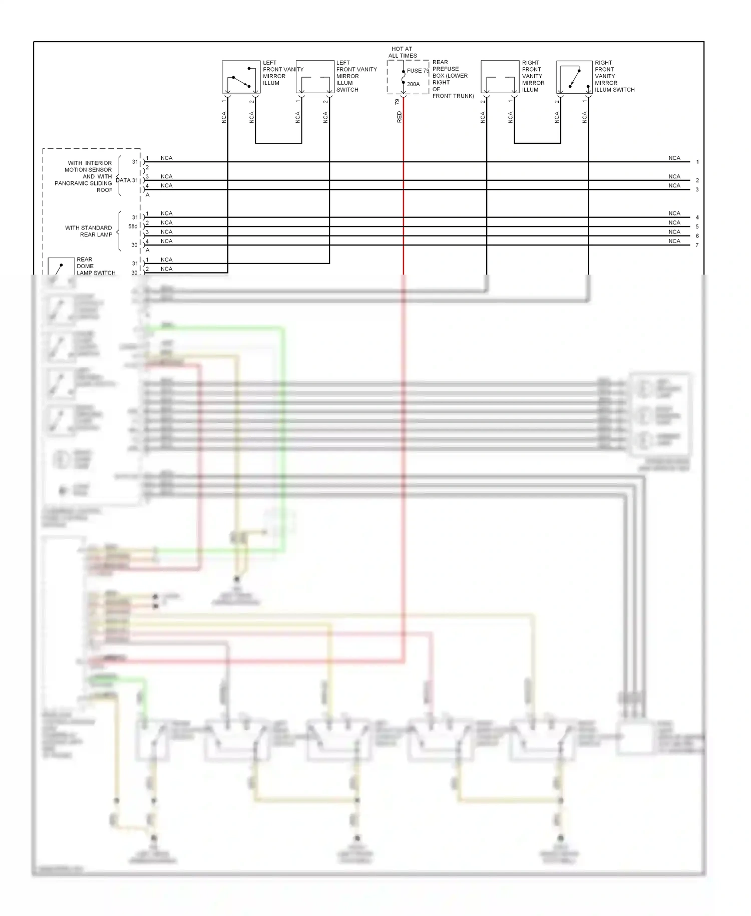 Wiring diagram data 31 for Mercedes-Benz E-class W211/S211 (2002-2006) (2 of 3)