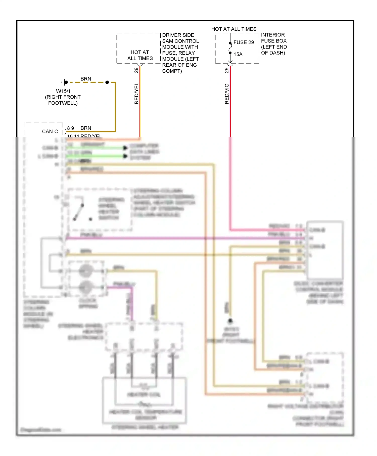 Wiring diagram nca for Mercedes-Benz E-class W211/S211 (2002-2006) (23 of 40)