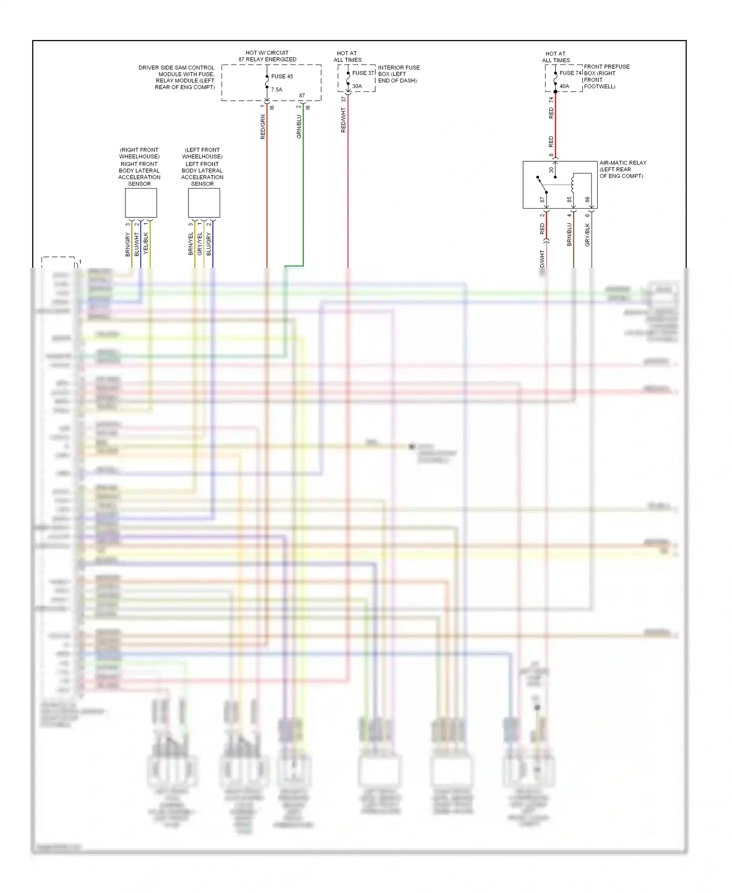 Wiring diagram red for Mercedes-Benz E-class W211/S211 (2002-2006) (51 of 60)