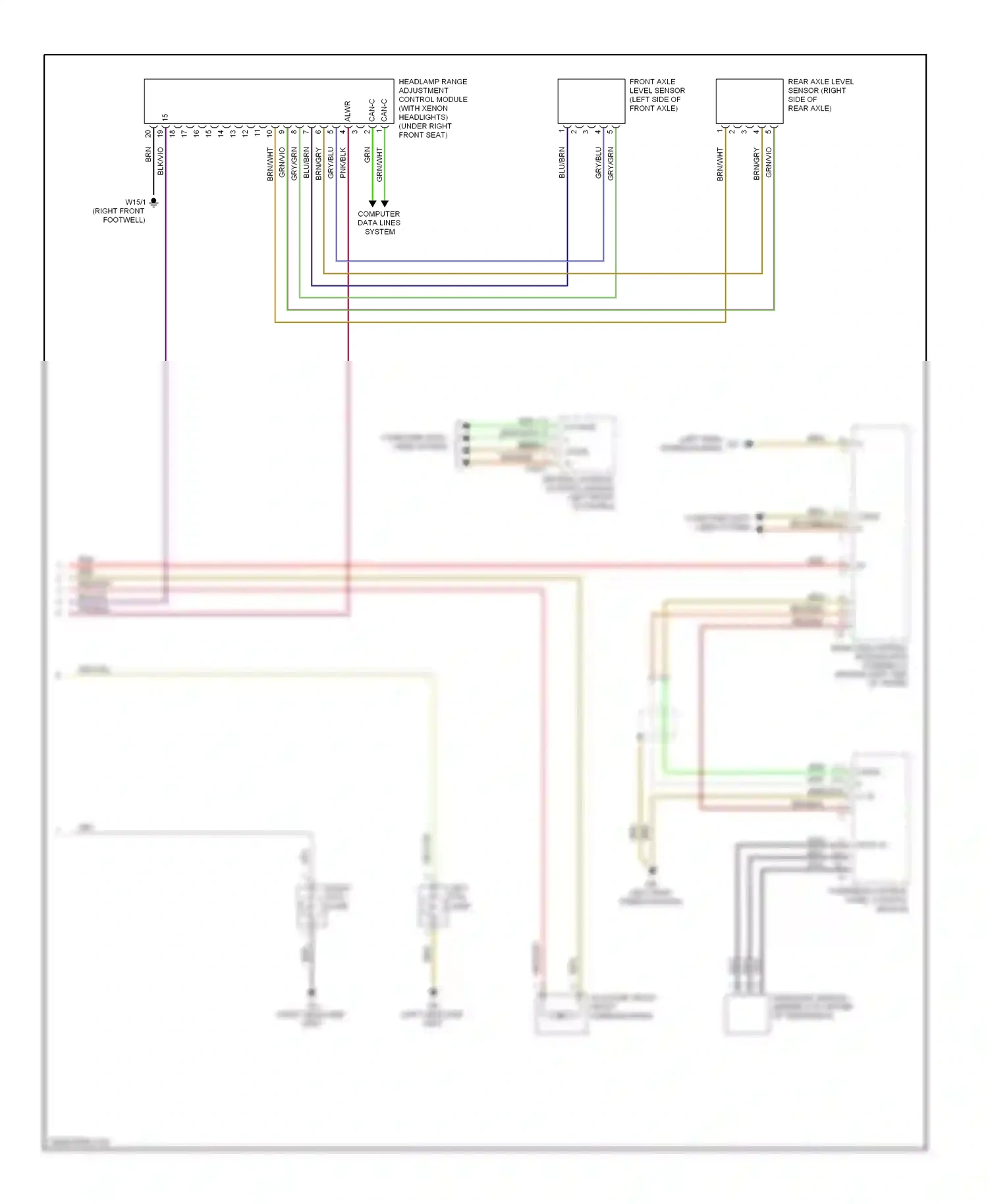 Wiring diagram red for Mercedes-Benz E-class W211/S211 (2002-2006) (26 of 60)