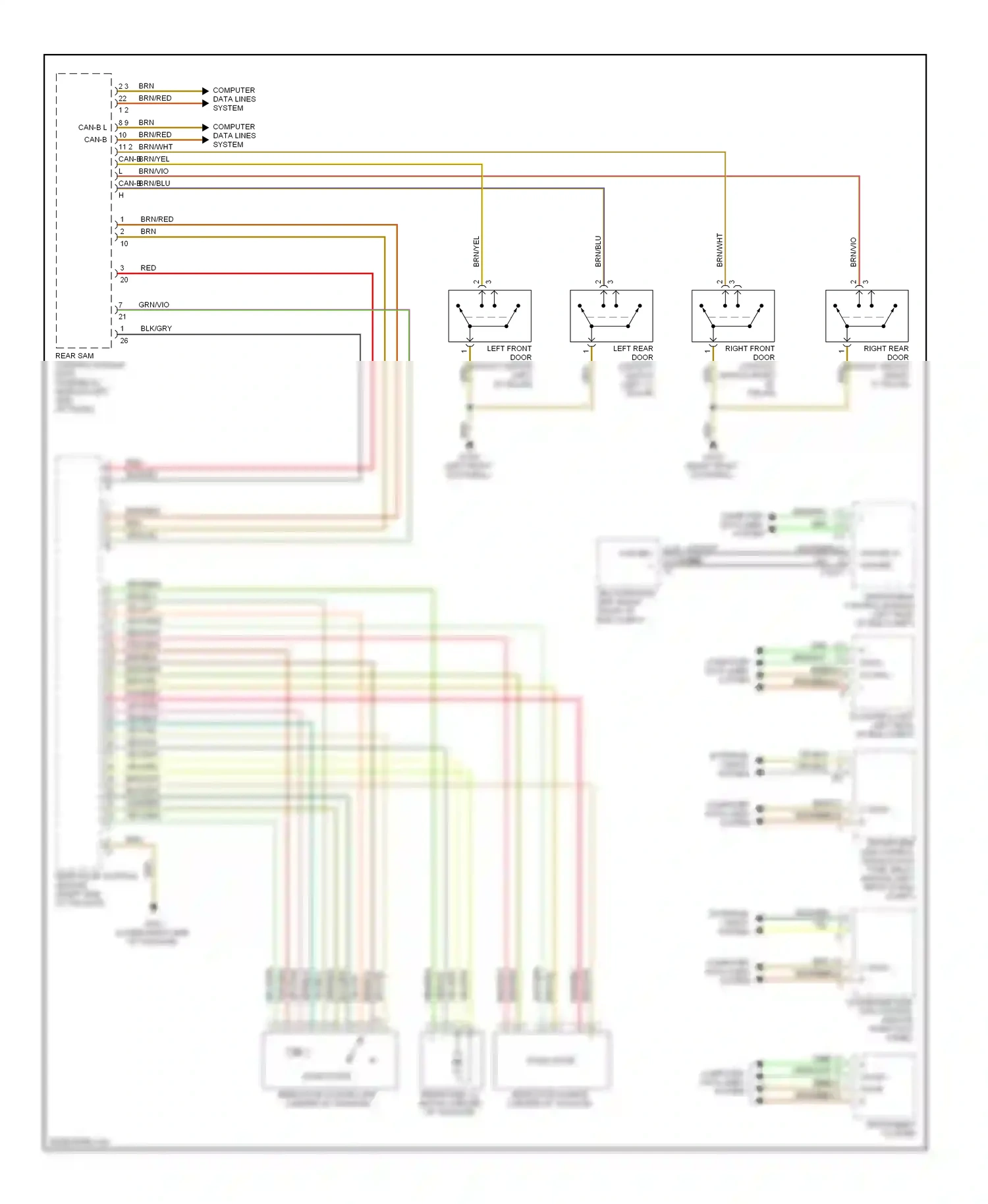 Wiring diagram solid state for Mercedes-Benz E-class W211/S211 (2002-2006) (14 of 20)