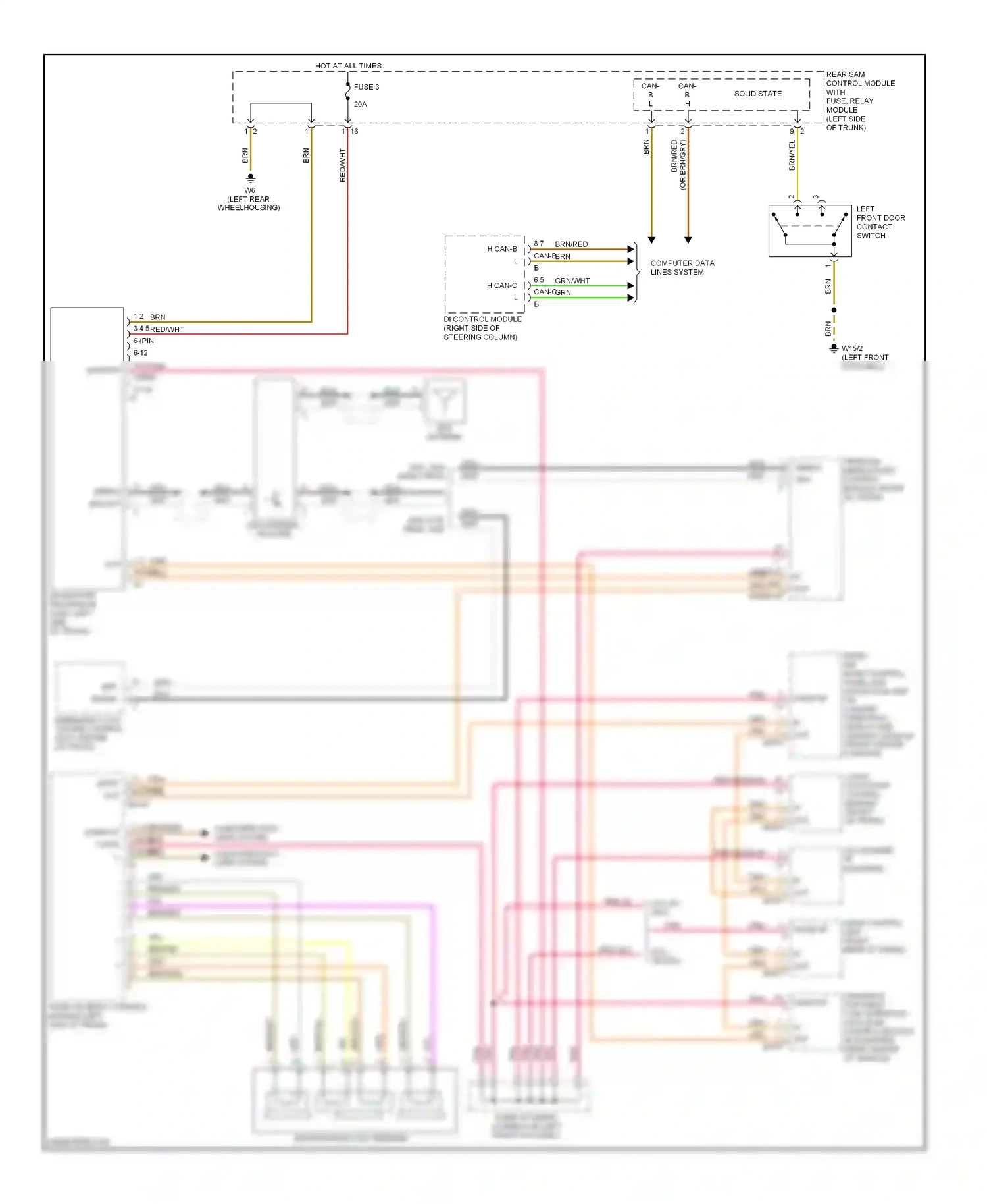 Wiring diagram solid state for Mercedes-Benz E-class W211/S211 (2002-2006) (8 of 20)