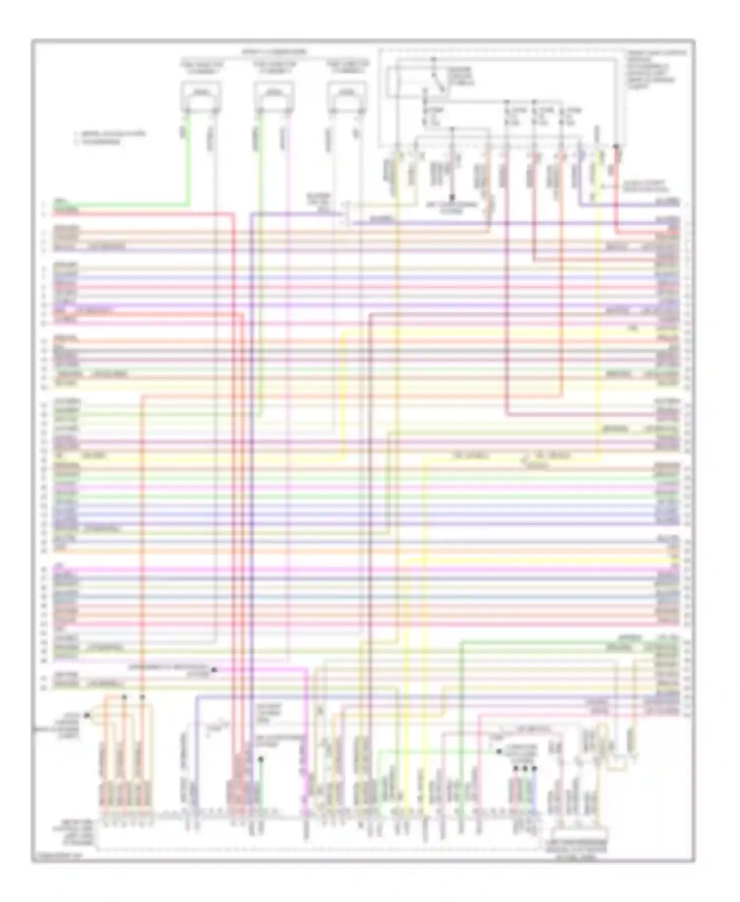E-class Mercedes-Benz W212/S212/C207/A207 facelift (2013-2016): Wiring diagram engine performance 3.5l (2 of 7)
