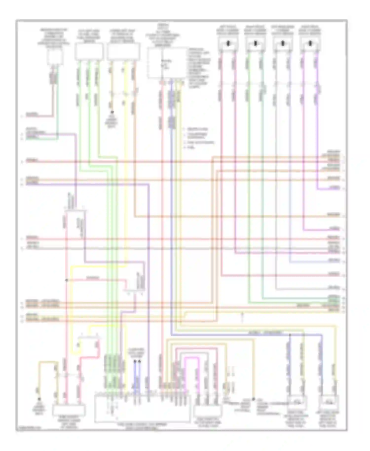 E-class Mercedes-Benz W212/S212/C207/A207 facelift (2013-2016): Wiring diagram engine performance 4.6l turbo (2 of 7)