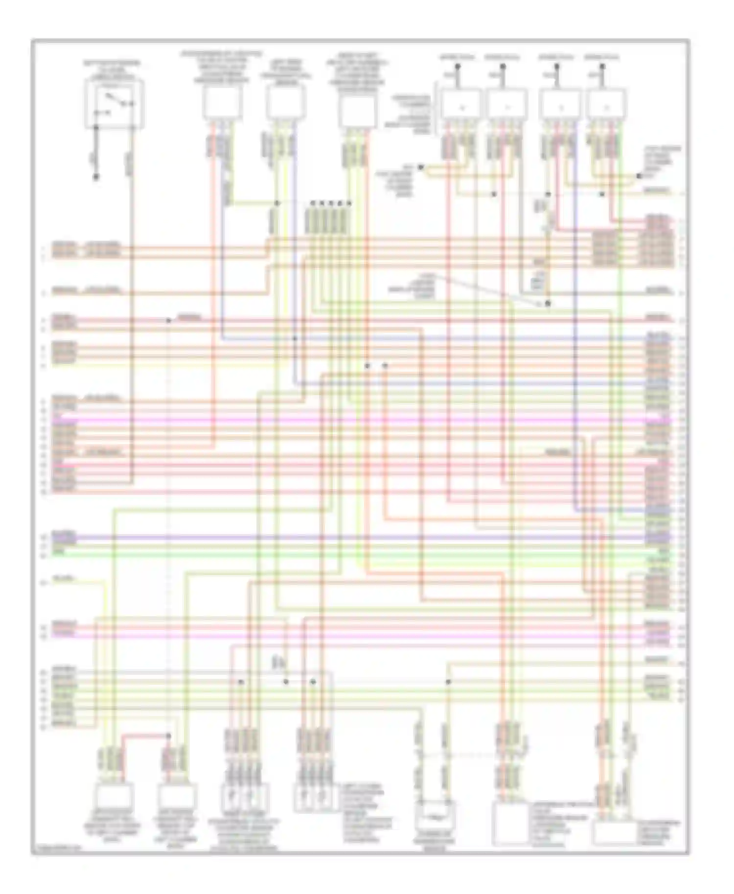 E-class Mercedes-Benz W212/S212/C207/A207 facelift (2013-2016): Wiring diagram engine performance 4.6l turbo (5 of 7)
