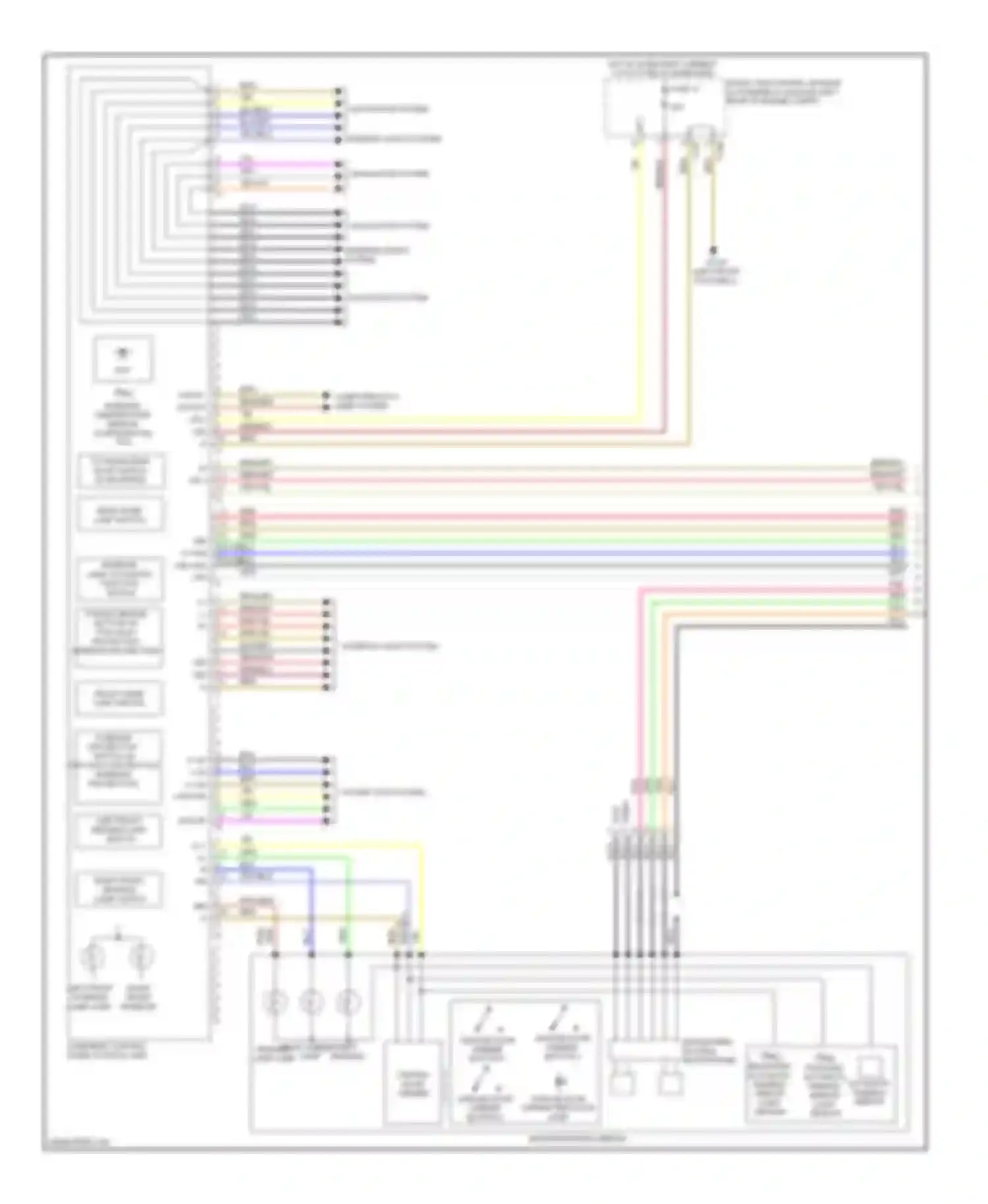 E-class Mercedes-Benz W212/S212/C207/A207 facelift (2013-2016): Overhead console circuit, with sunroof (1 of 2)