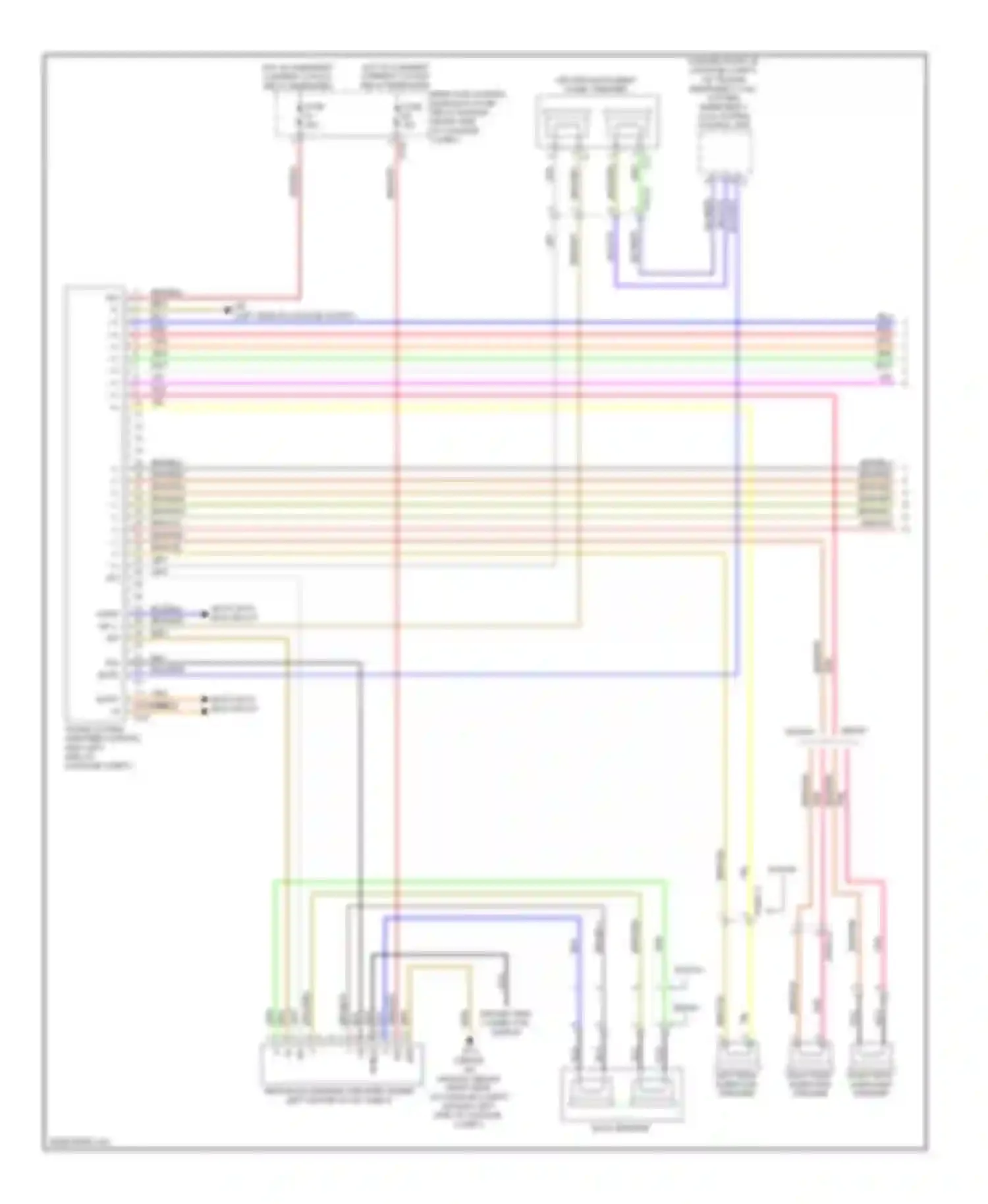 E-class Mercedes-Benz W212/S212/C207/A207 facelift (2013-2016): Sound amplifier circuit, without advanced sound system (1 of 2)