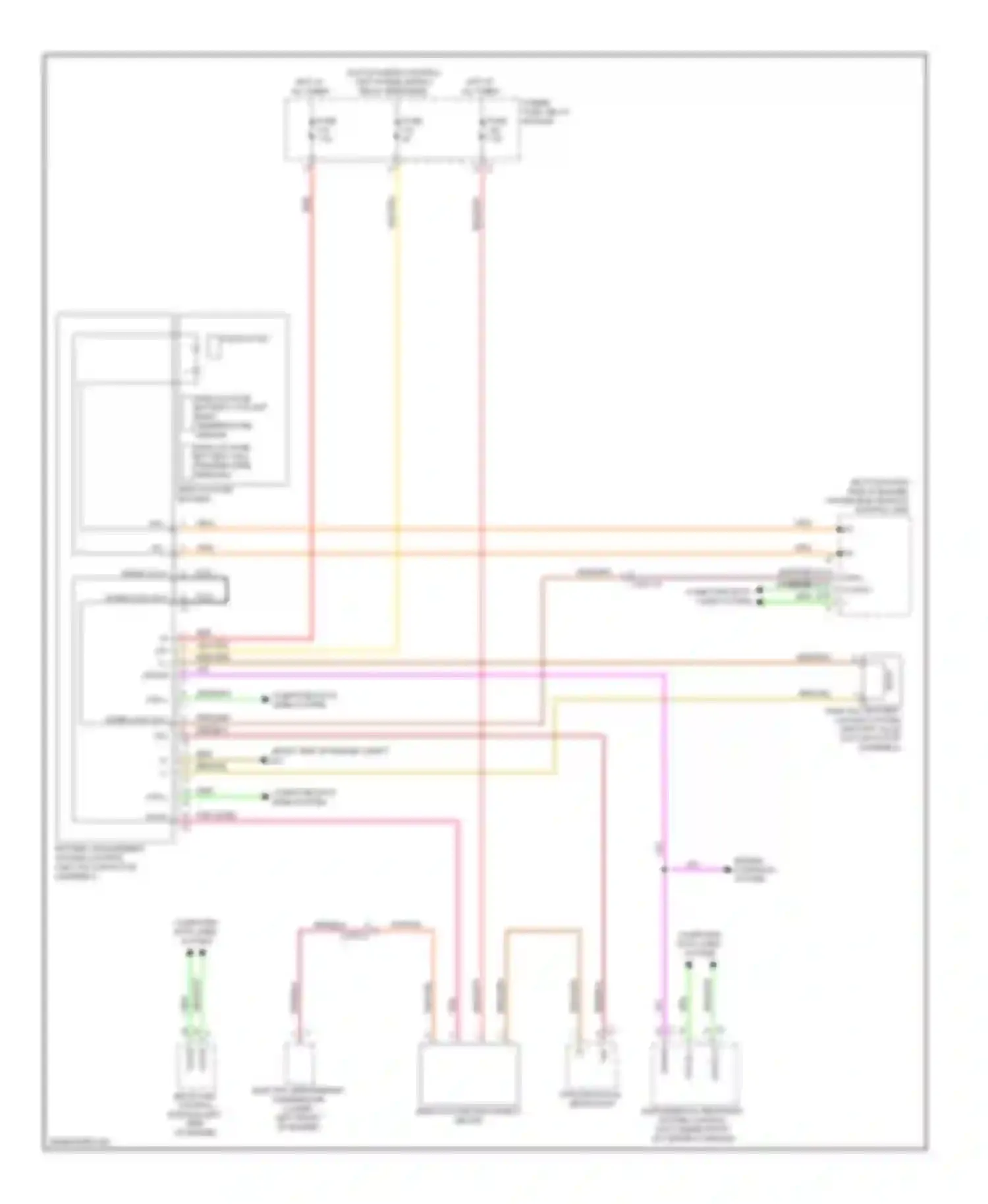 E-class Mercedes-Benz W212/S212/C207/A207 facelift (2013-2016): Battery management system circuit, late production