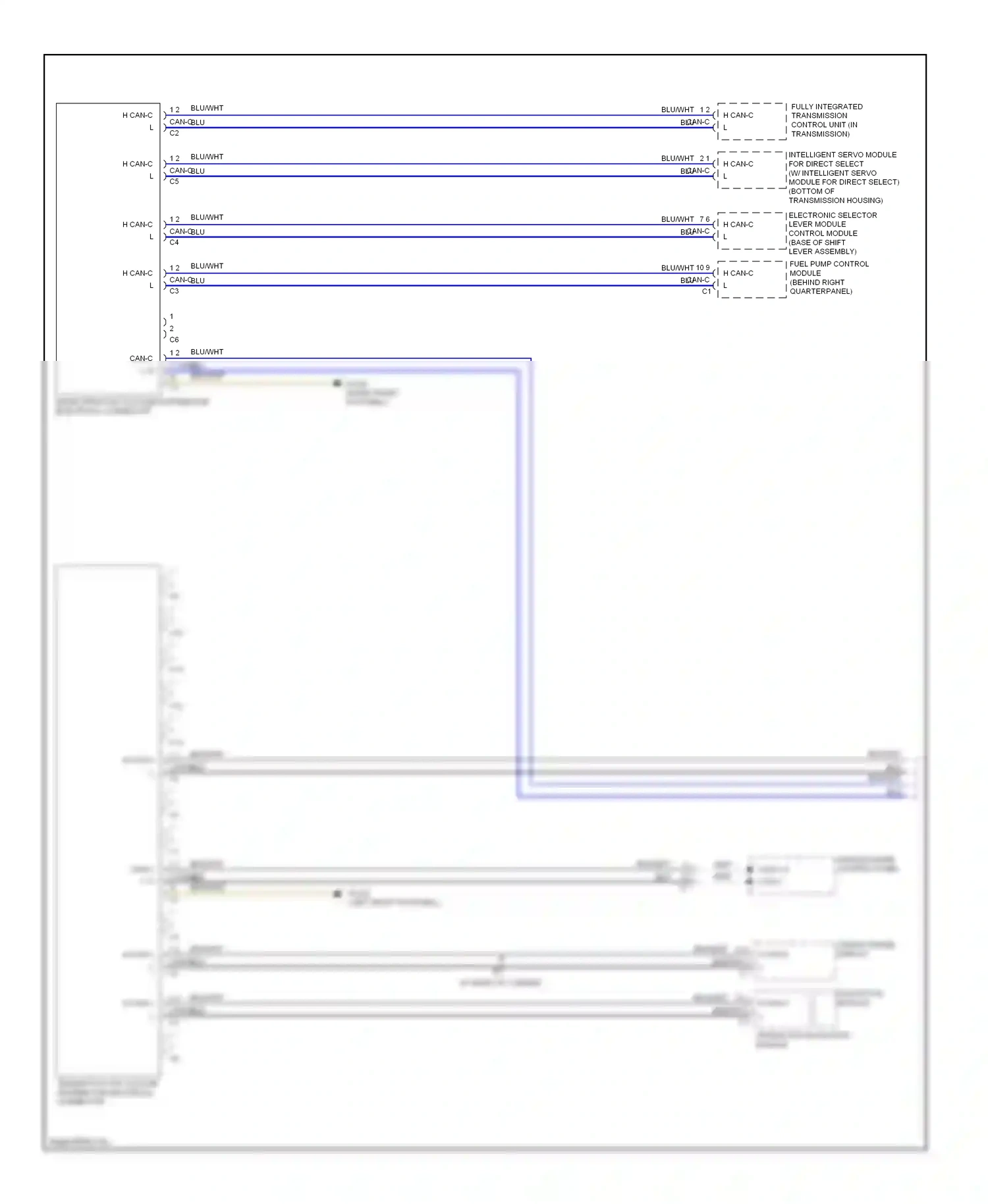 Mercedes-Benz E-class W212/S212/C207/A207 facelift (2013-2016) audio/comand control panel wiring diagram  (14 of 15)