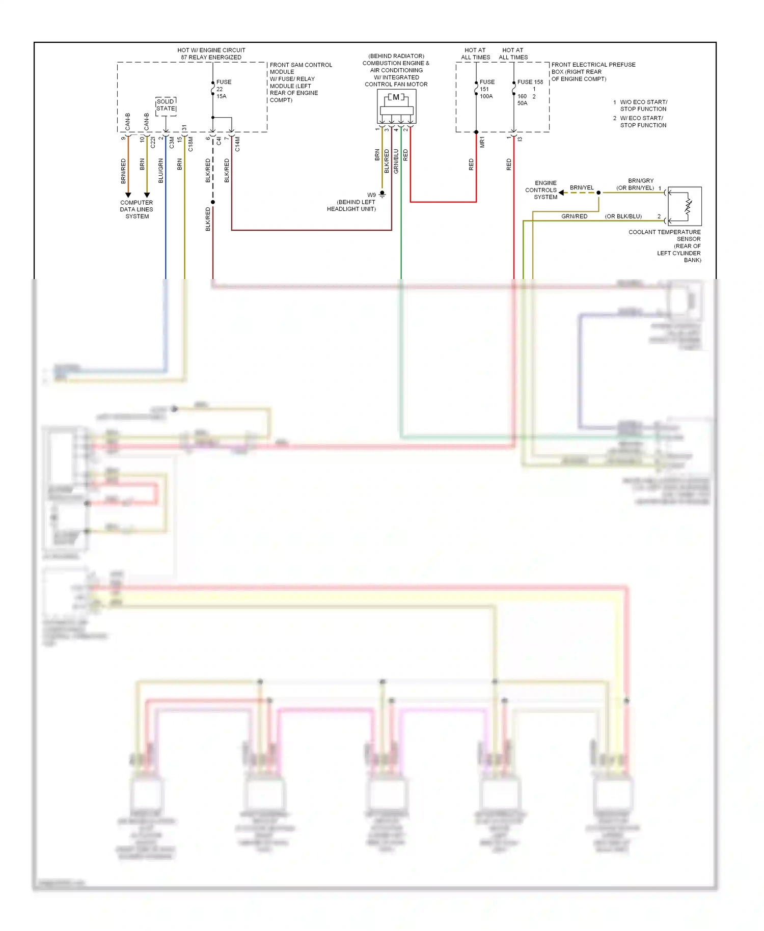 Wiring diagram automatic air conditioning control, operating unit for Mercedes-Benz E-class W212/S212/C207/A207 facelift (2013-2016) (32 of 50)