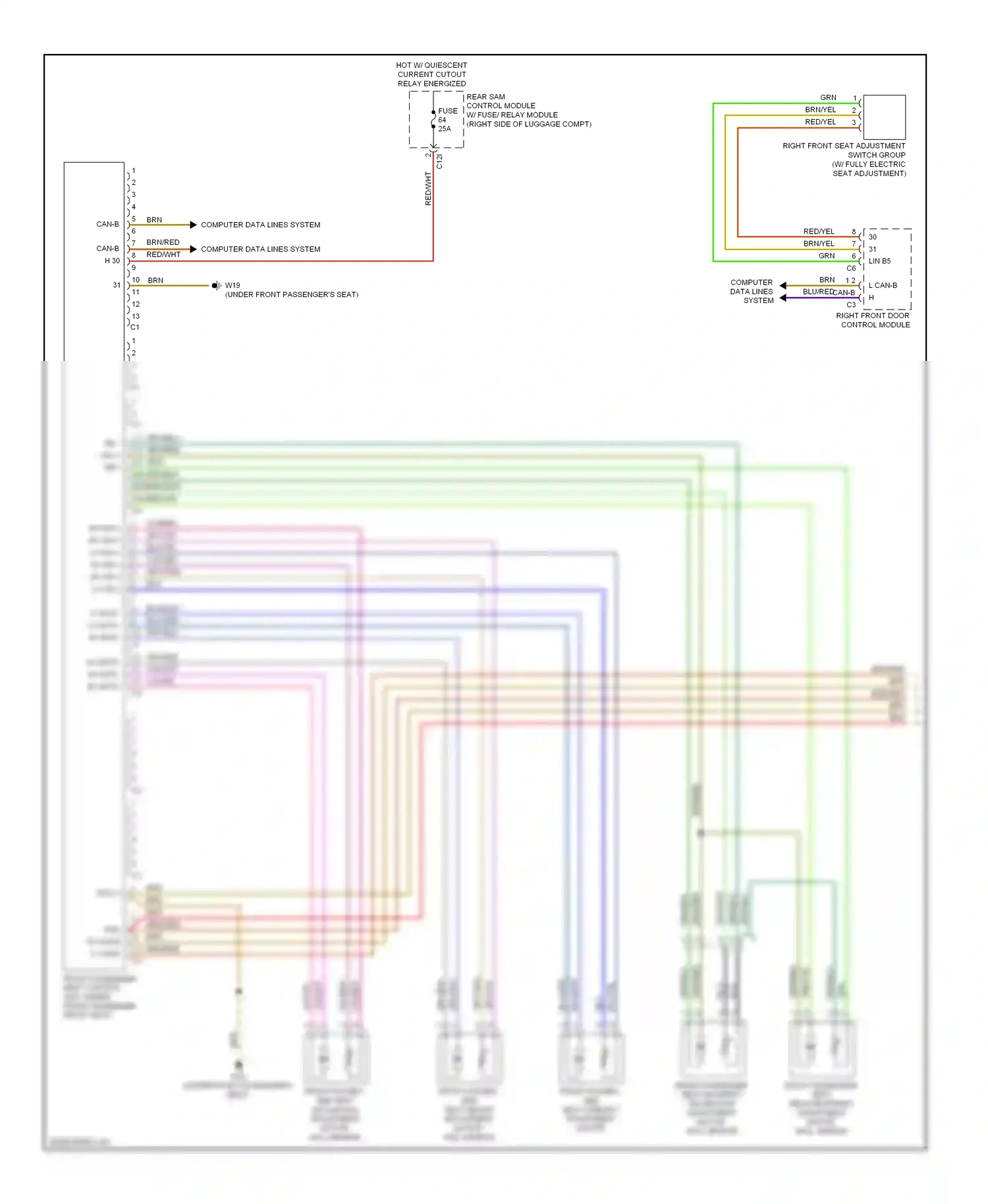 Wiring diagram computer data lines system for Mercedes-Benz E-class W212/S212/C207/A207 facelift (2013-2016) (418 of 443)