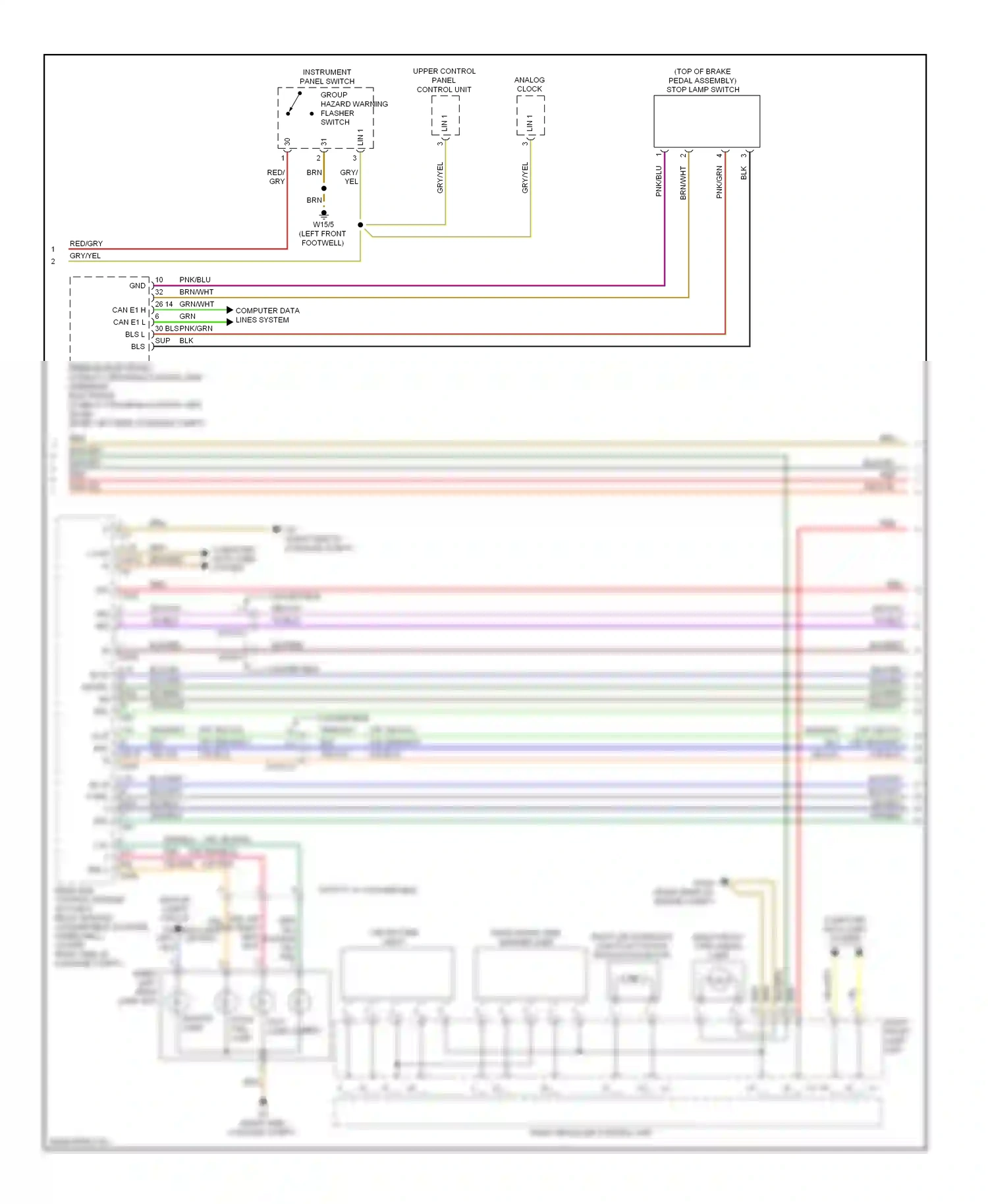Wiring diagram computer data lines system for Mercedes-Benz E-class W212/S212/C207/A207 facelift (2013-2016) (371 of 443)