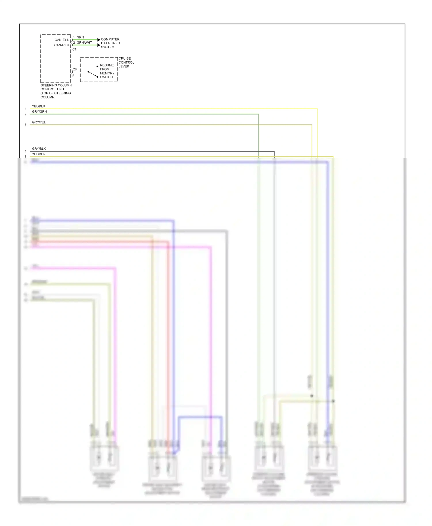 Wiring diagram computer data lines system for Mercedes-Benz E-class W212/S212/C207/A207 facelift (2013-2016) (402 of 443)