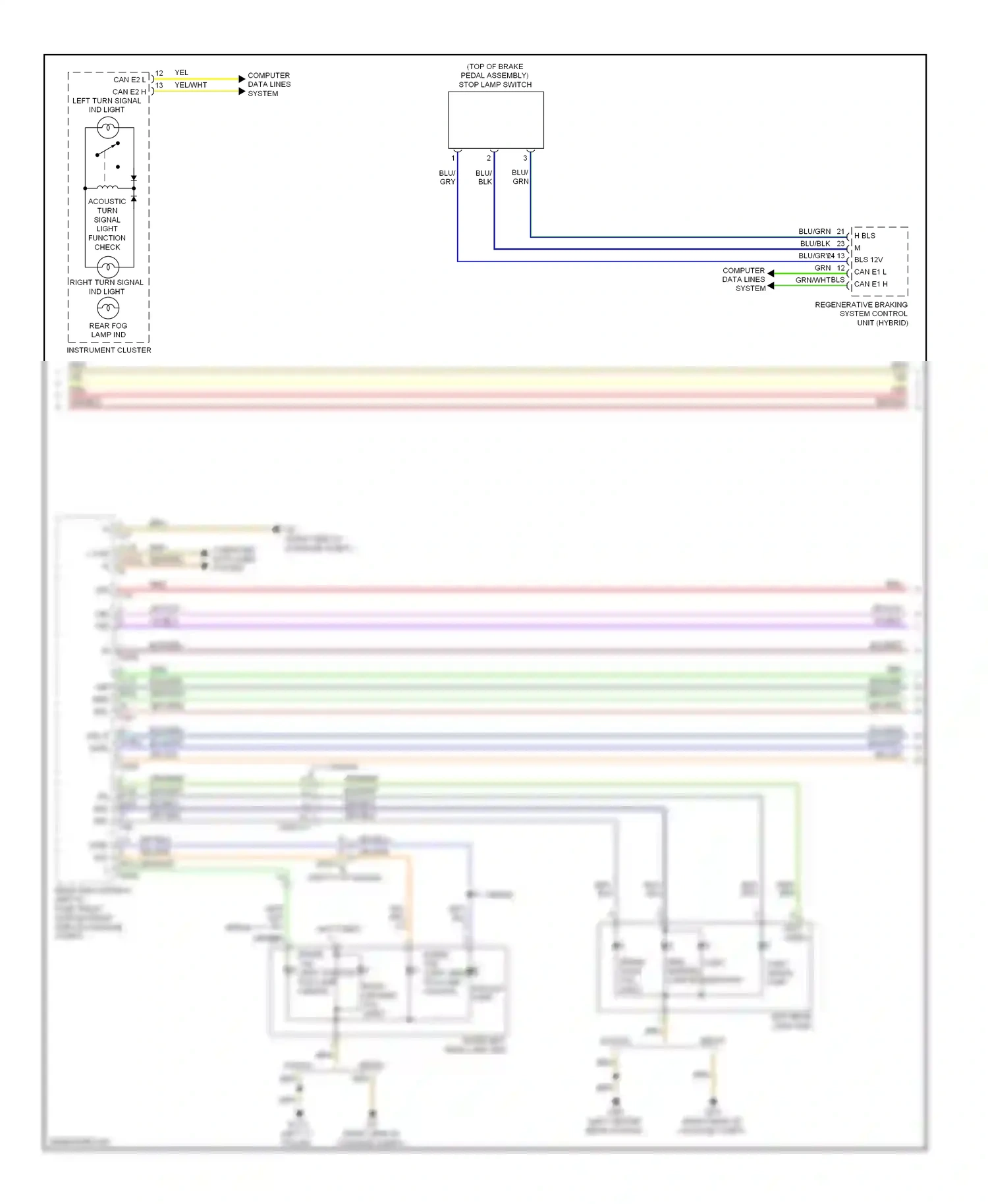 Wiring diagram computer data lines system for Mercedes-Benz E-class W212/S212/C207/A207 facelift (2013-2016) (306 of 443)