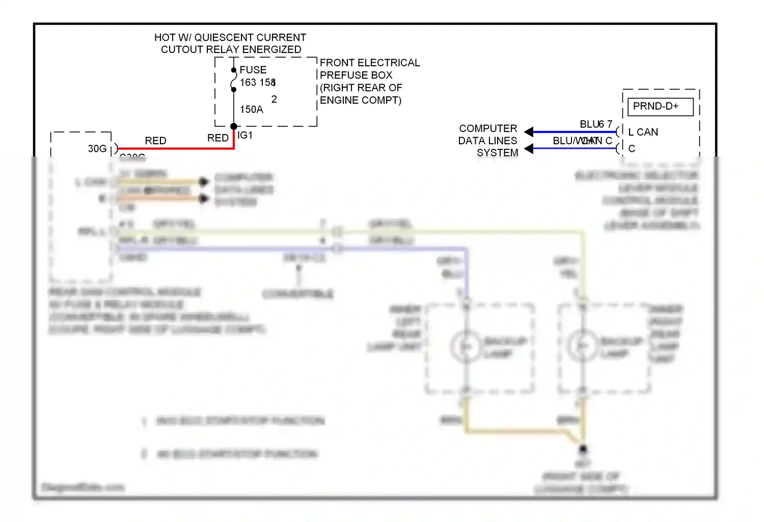 Wiring diagram computer data lines system for Mercedes-Benz E-class W212/S212/C207/A207 facelift (2013-2016) (351 of 443)