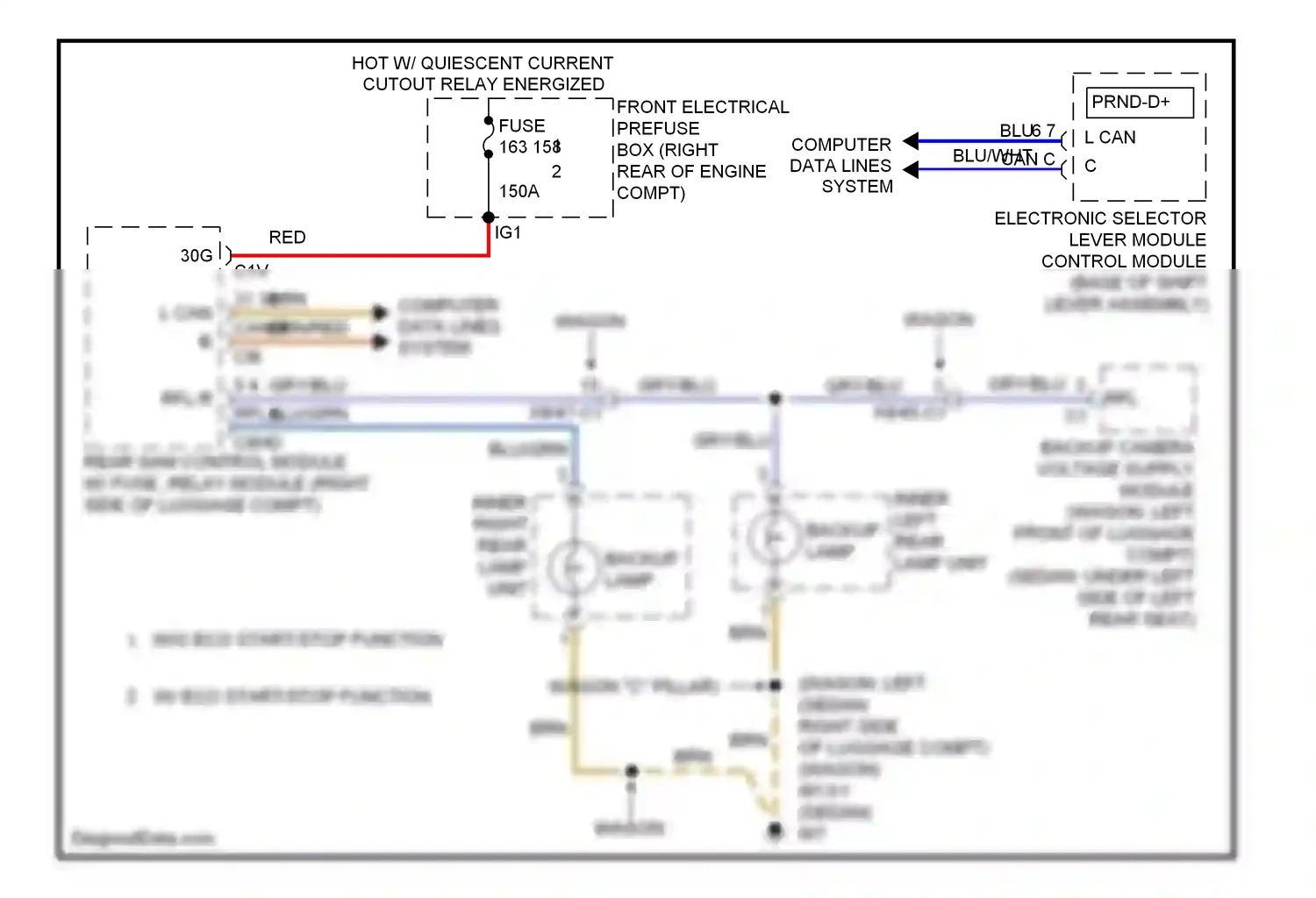Wiring diagram computer data lines system for Mercedes-Benz E-class W212/S212/C207/A207 facelift (2013-2016) (353 of 443)