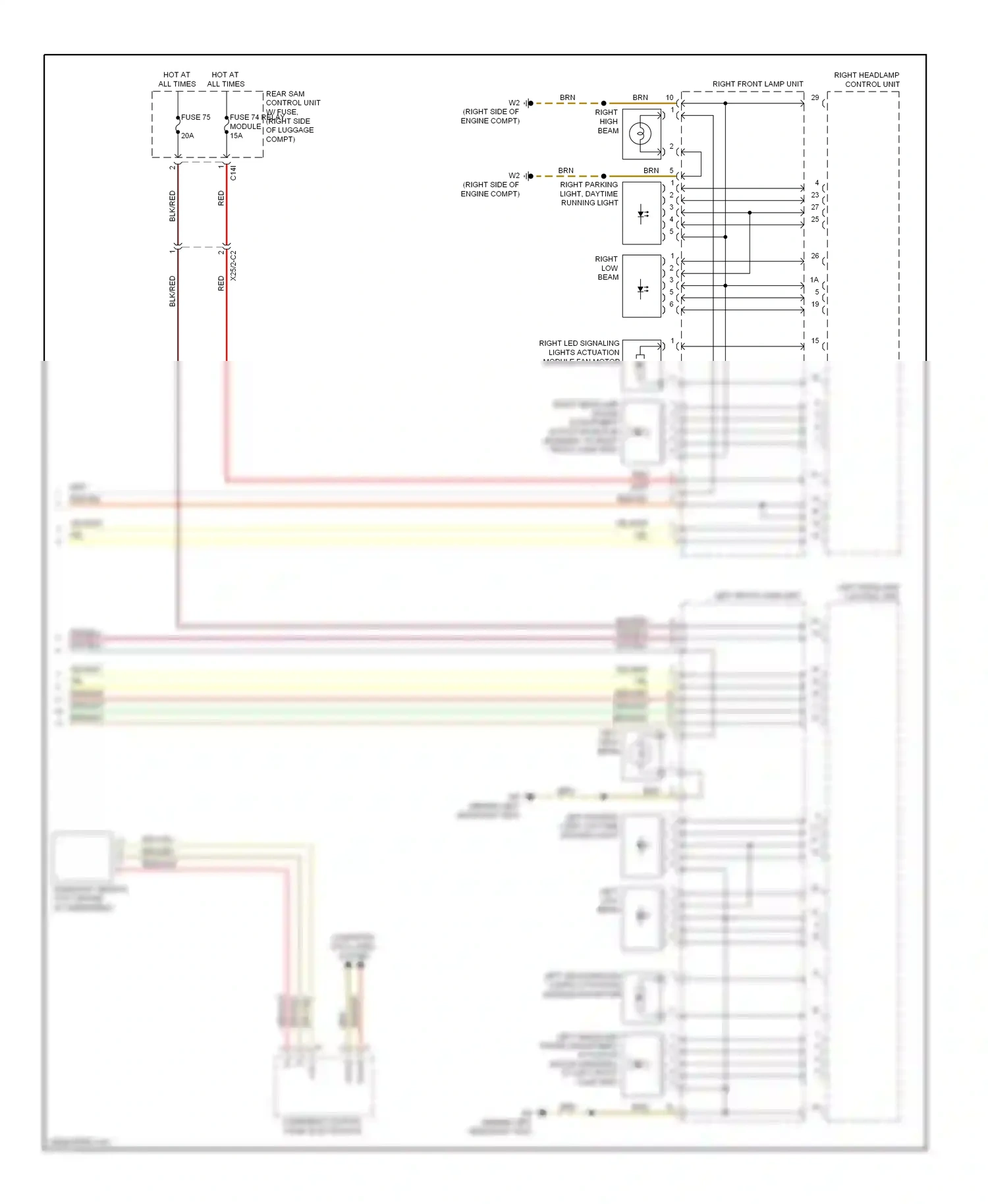 Wiring diagram computer data lines system for Mercedes-Benz E-class W212/S212/C207/A207 facelift (2013-2016) (317 of 443)