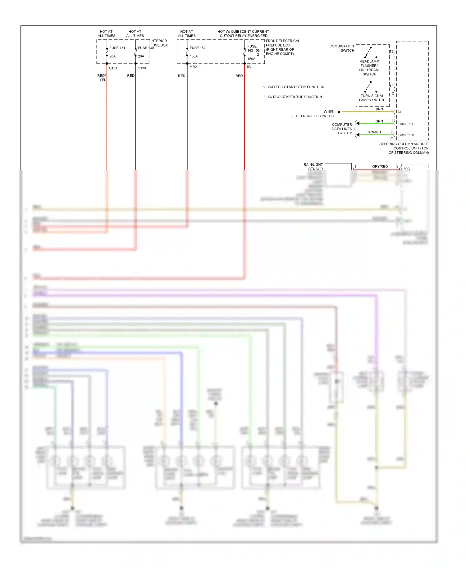 Wiring diagram computer data lines system for Mercedes-Benz E-class W212/S212/C207/A207 facelift (2013-2016) (372 of 443)