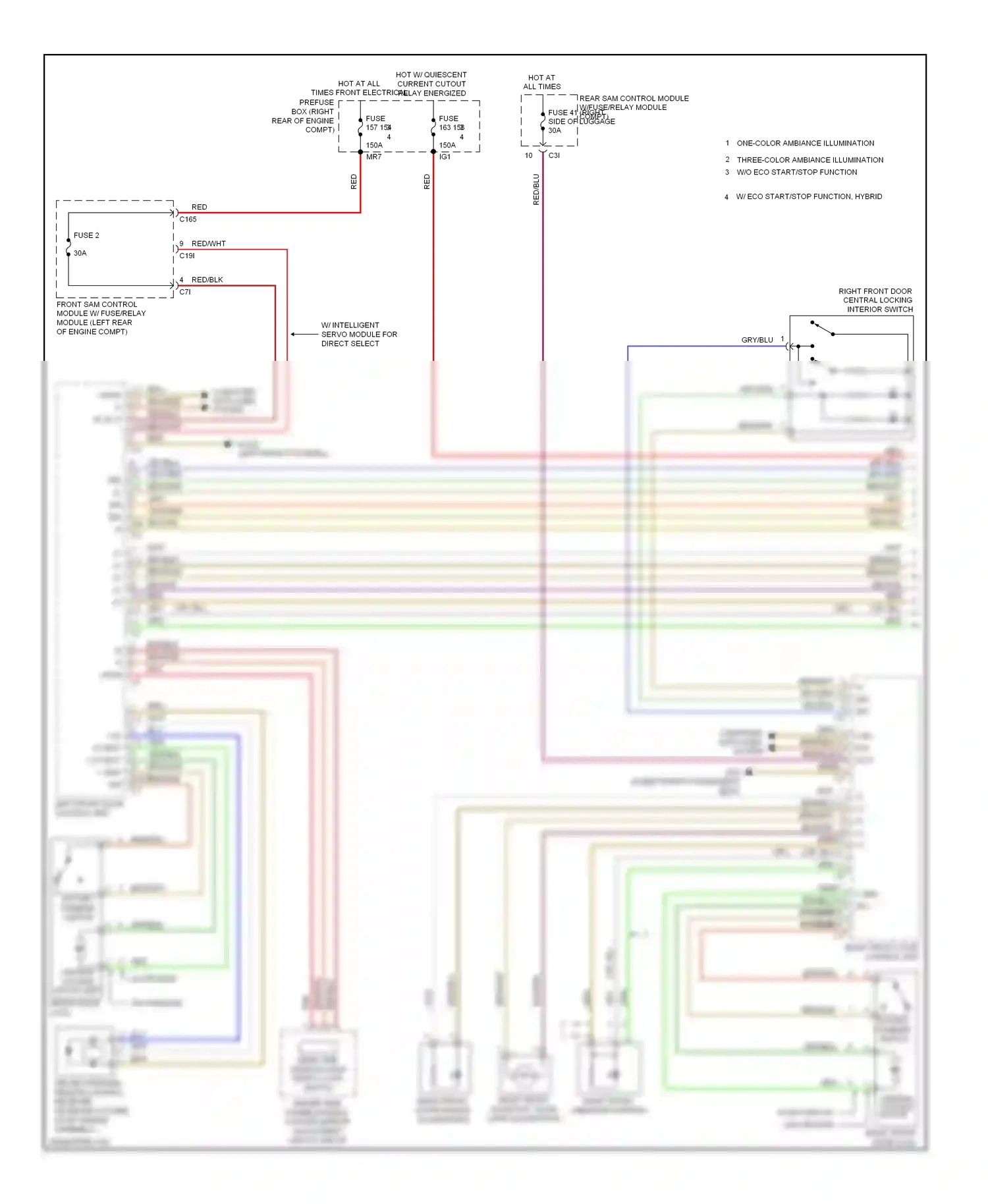Wiring diagram computer data lines system for Mercedes-Benz E-class W212/S212/C207/A207 facelift (2013-2016) (411 of 443)