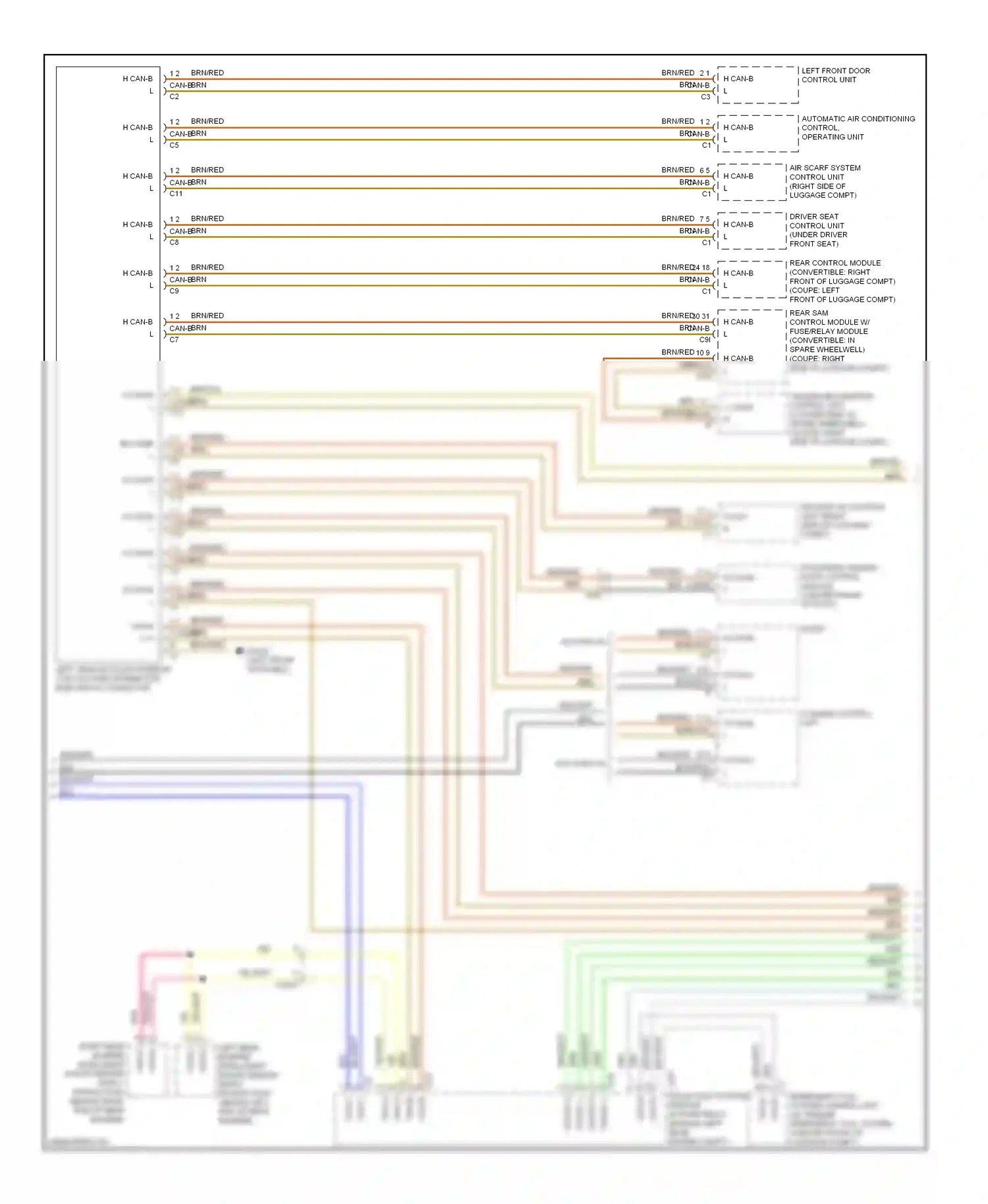 Wiring diagram engine compt) for Mercedes-Benz E-class W212/S212/C207/A207 facelift (2013-2016) (3 of 10)