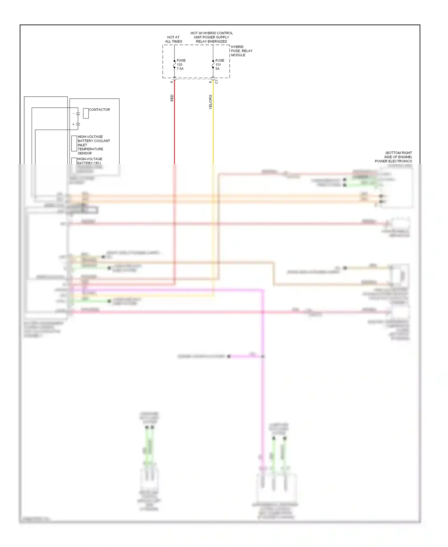 Wiring diagram engine controls system for Mercedes-Benz E-class W212/S212/C207/A207 facelift (2013-2016) (36 of 37)
