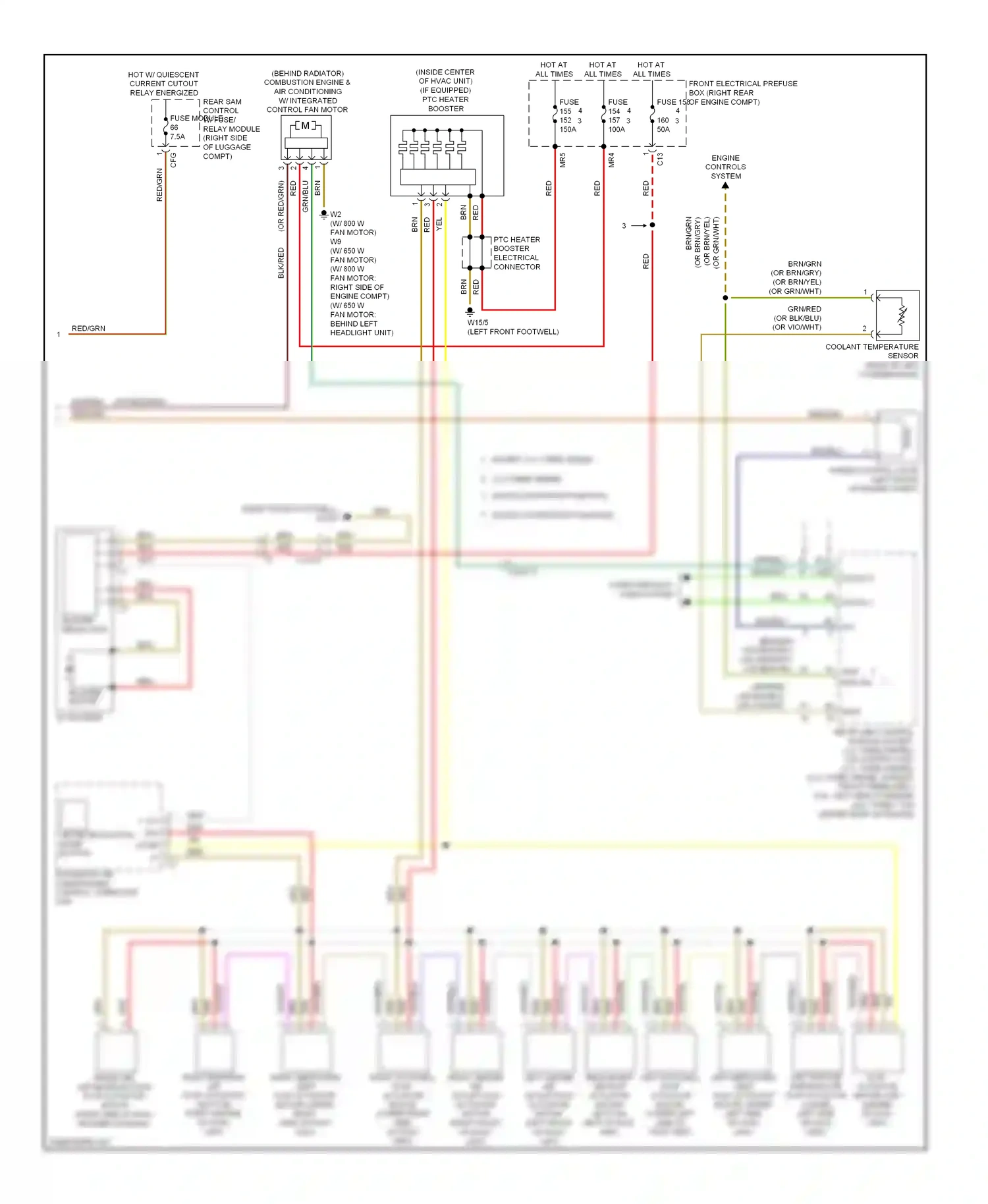 Wiring diagram engine controls system for Mercedes-Benz E-class W212/S212/C207/A207 facelift (2013-2016) (24 of 37)