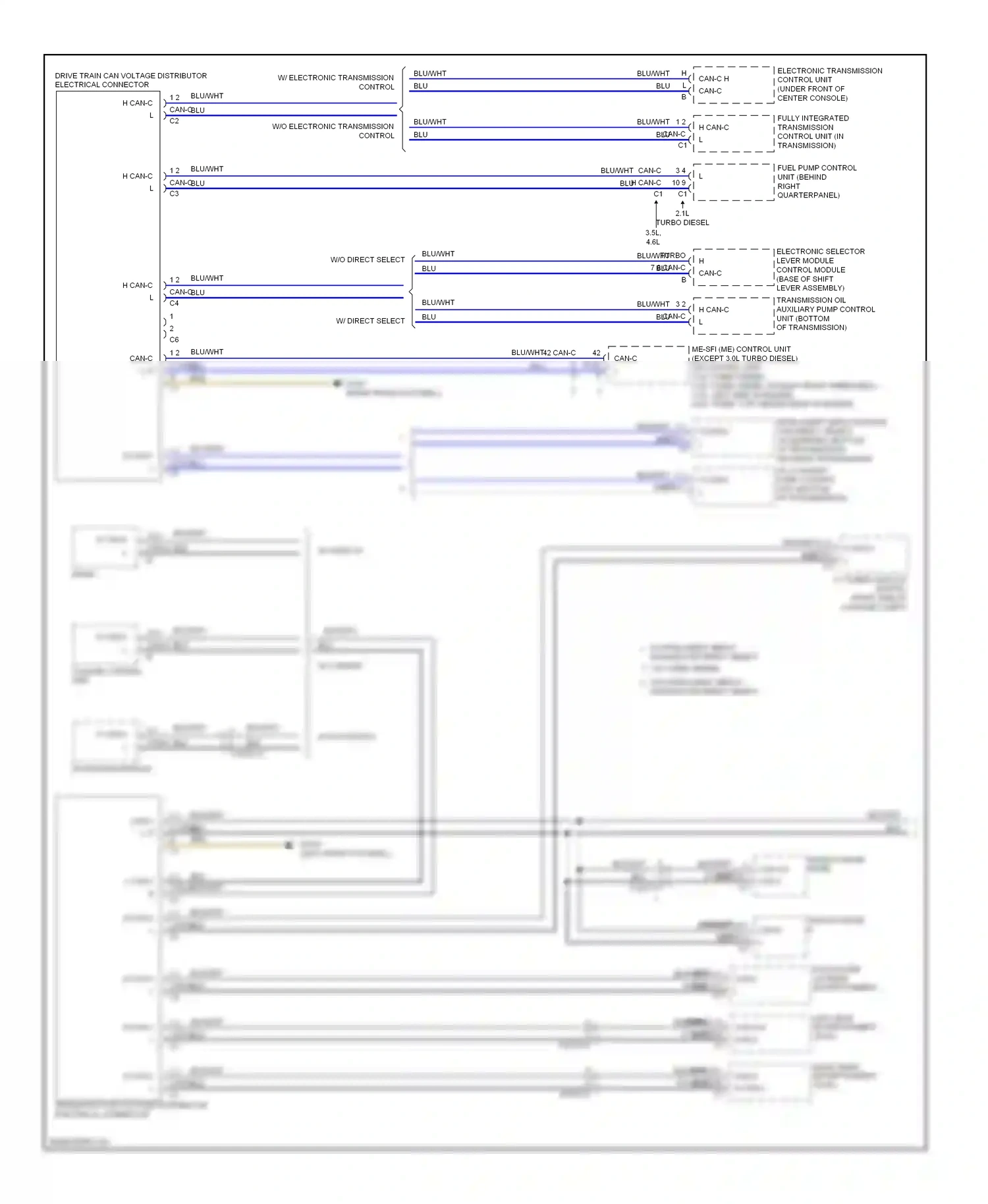 Mercedes-Benz E-class W212/S212/C207/A207 facelift (2013-2016) navigation module wiring diagram  (12 of 13)
