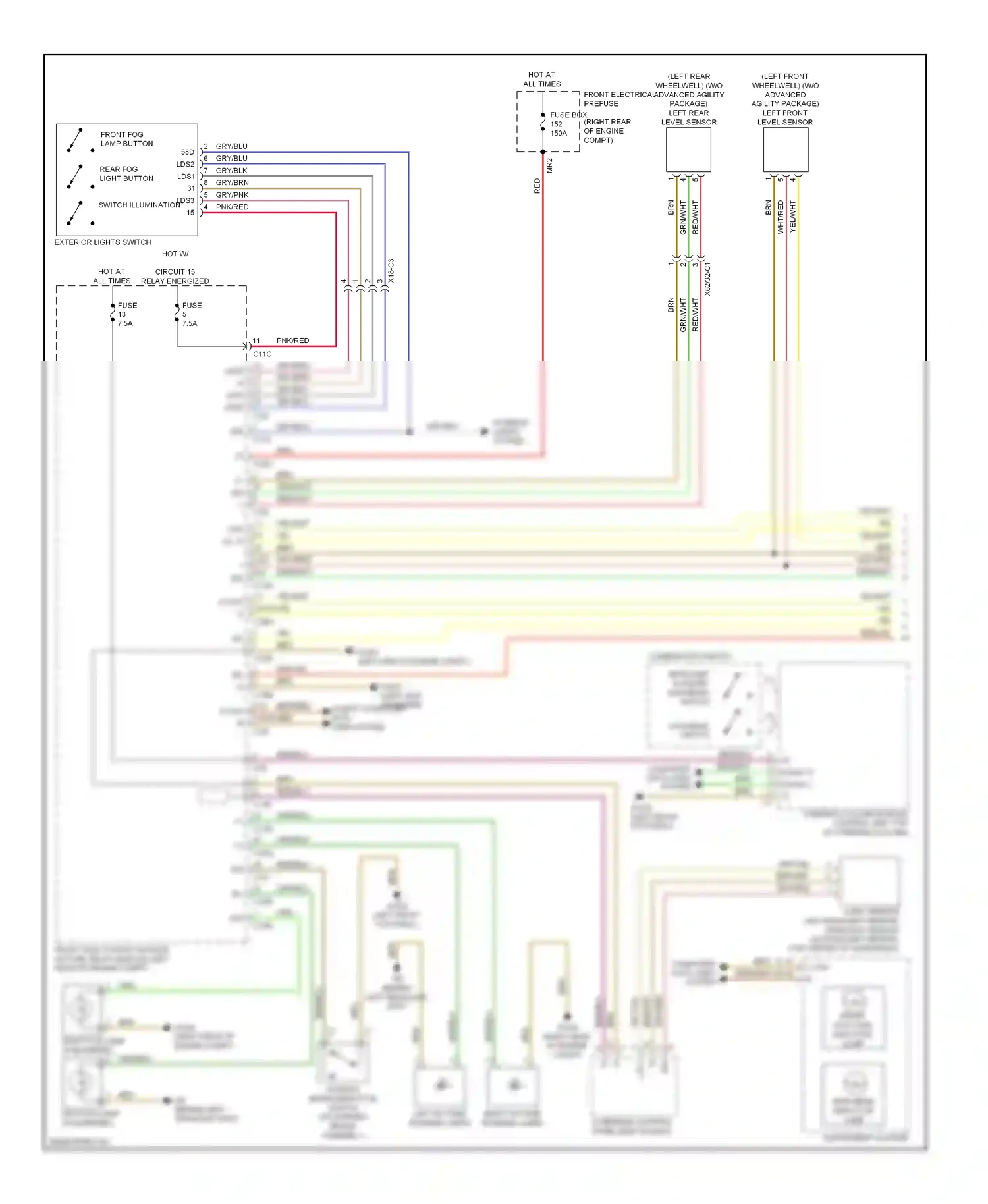 Wiring diagram overhead control panel electronics for Mercedes-Benz E-class W212/S212/C207/A207 facelift (2013-2016) (74 of 83)
