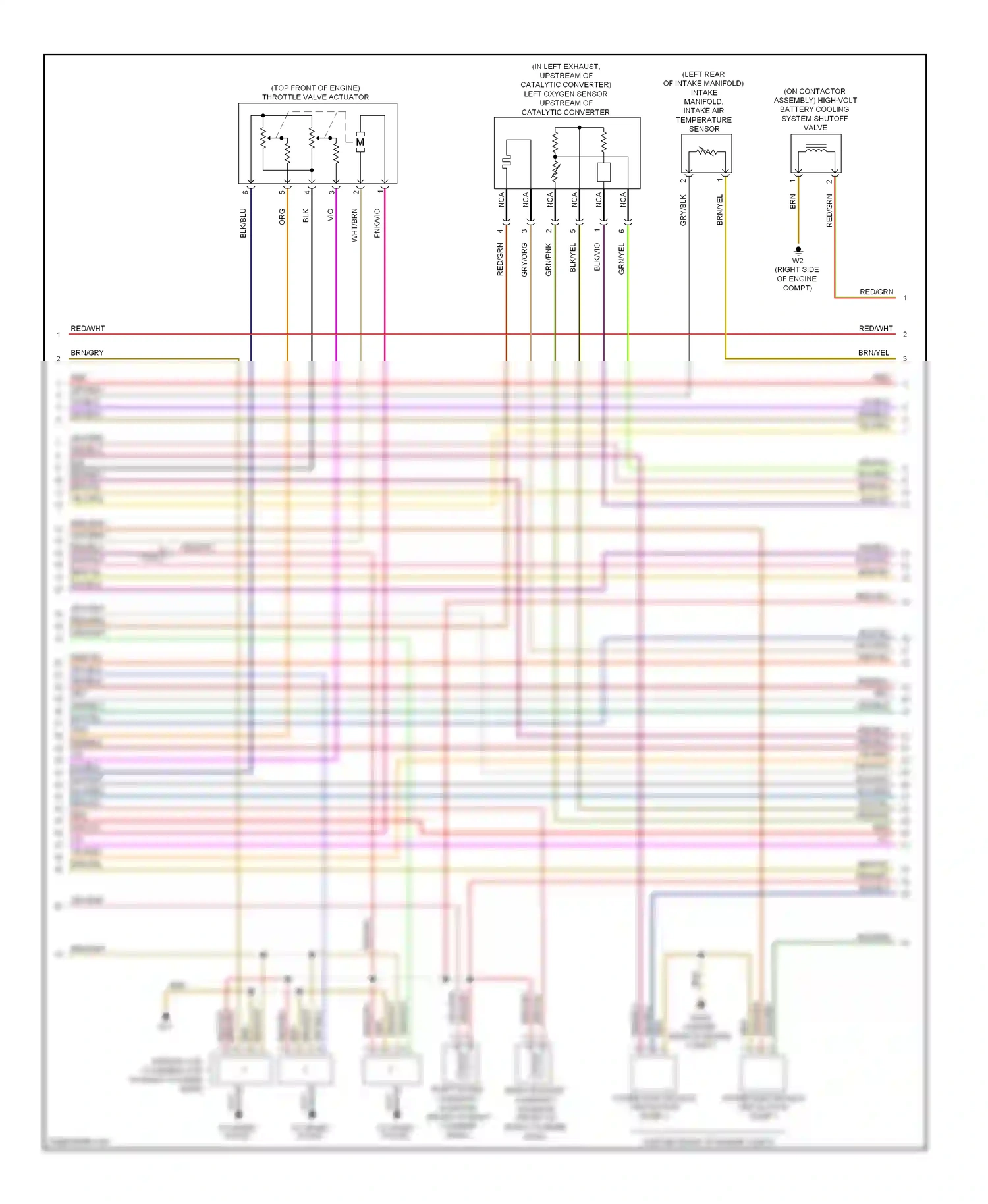 Wiring diagram power electronics circulation pump 1 for Mercedes-Benz E-class W212/S212/C207/A207 facelift (2013-2016) (1 of 1)