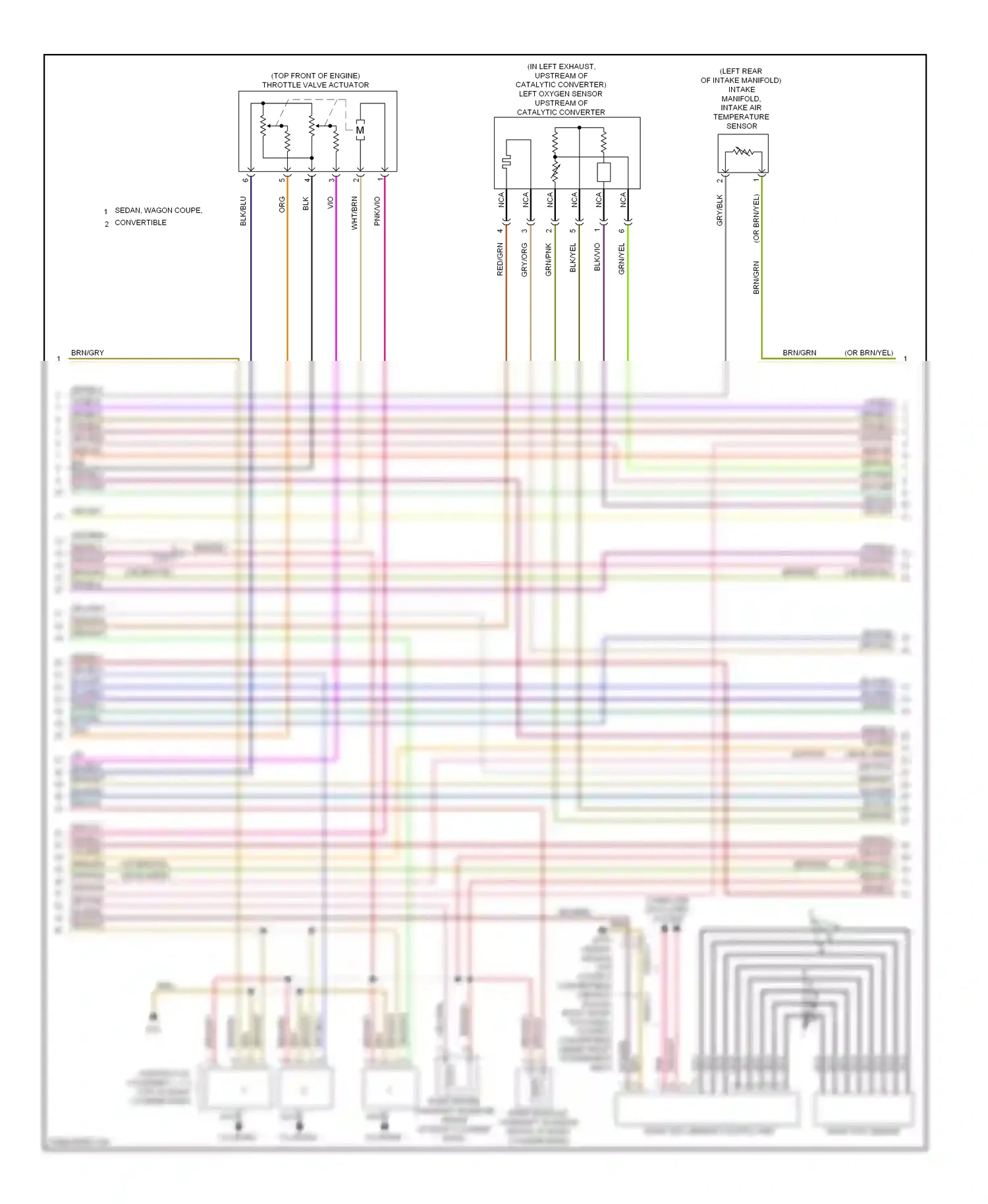 Wiring diagram right nox sensor for Mercedes-Benz E-class W212/S212/C207/A207 facelift (2013-2016) (4 of 4)