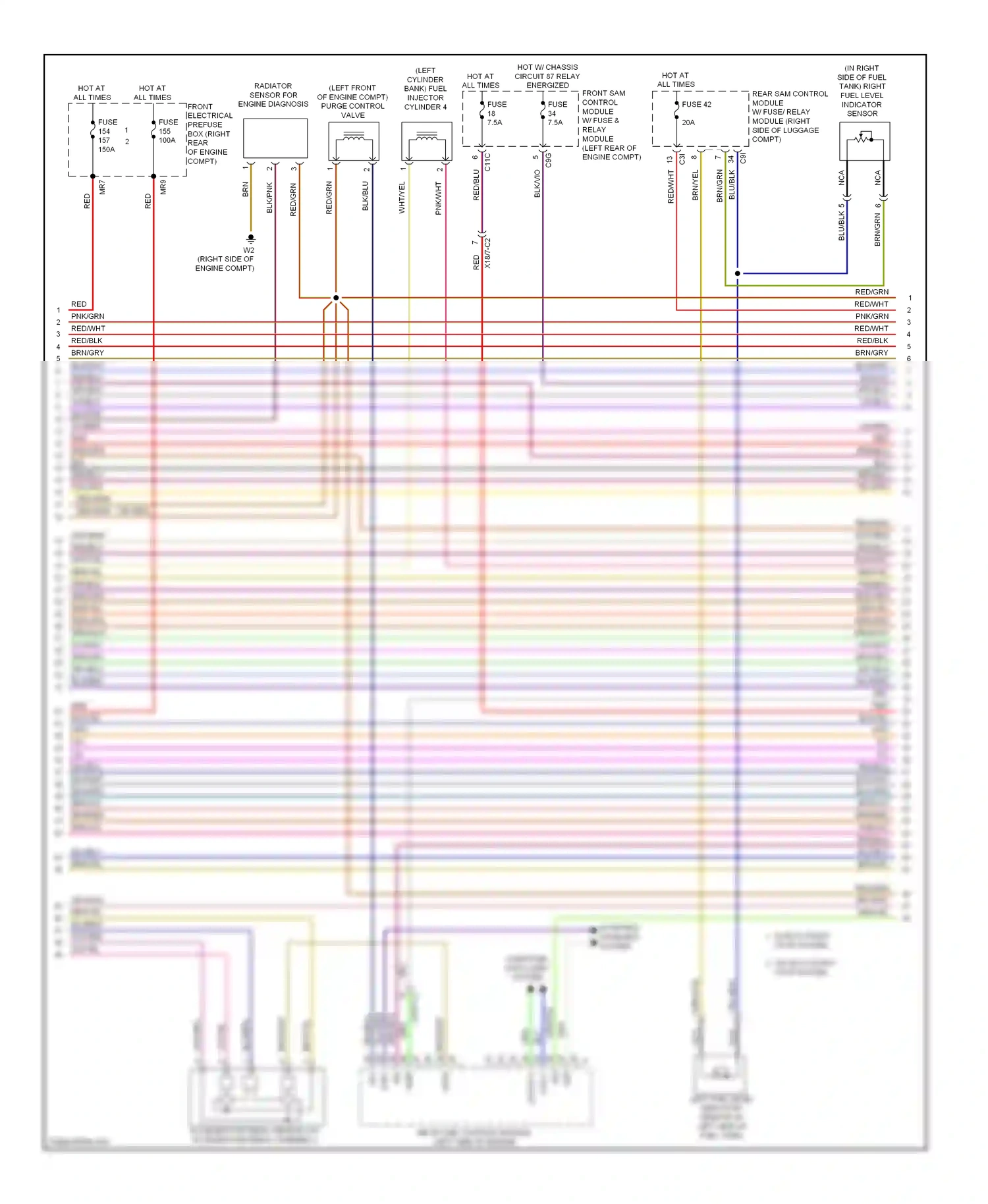 Wiring diagram starting/ charging system computer data lines system for Mercedes-Benz E-class W212/S212/C207/A207 facelift (2013-2016) (1 of 1)