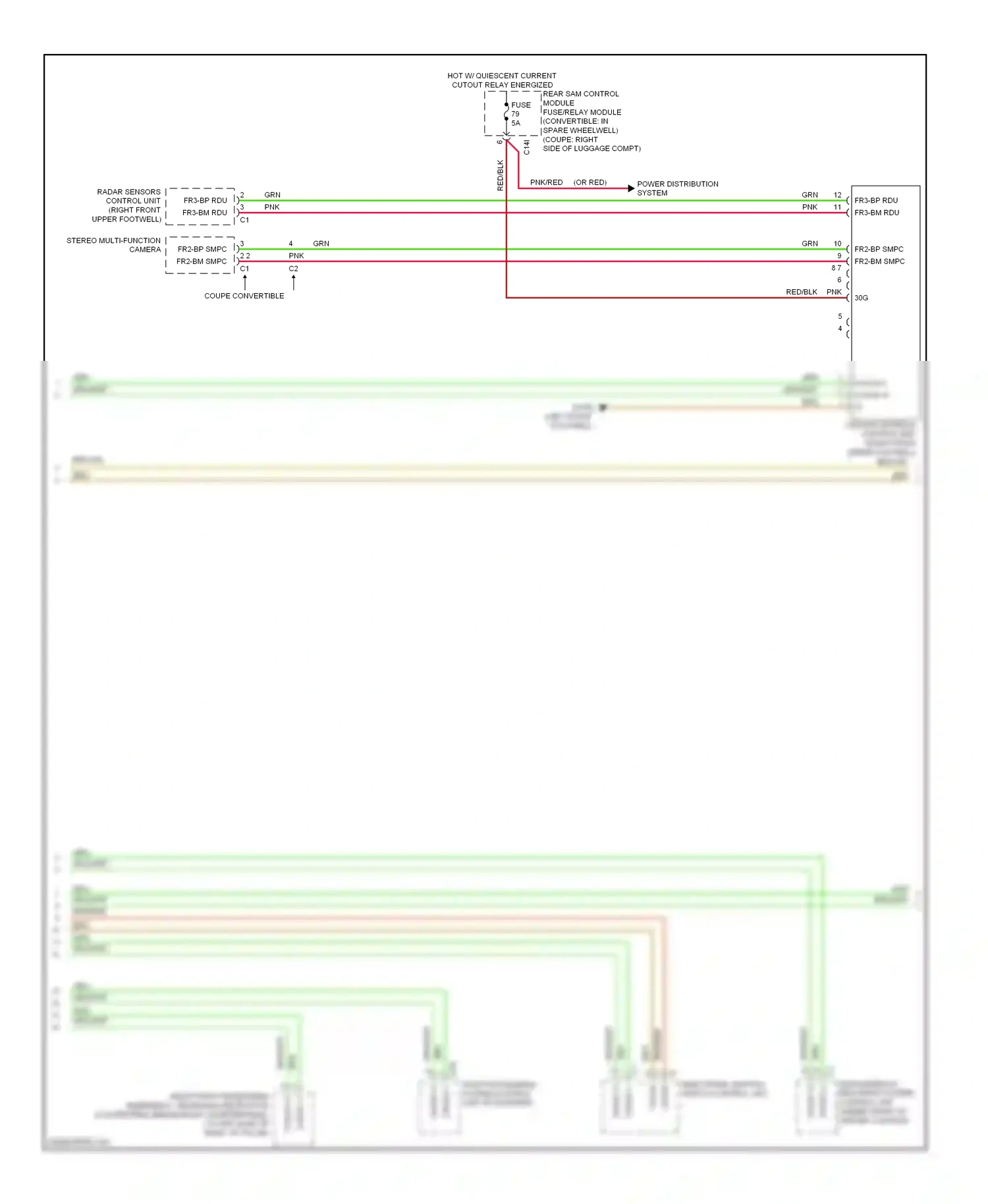Mercedes-Benz E-class W212/S212/C207/A207 facelift (2013-2016) stereo multi-function camera wiring diagram  (11 of 14)