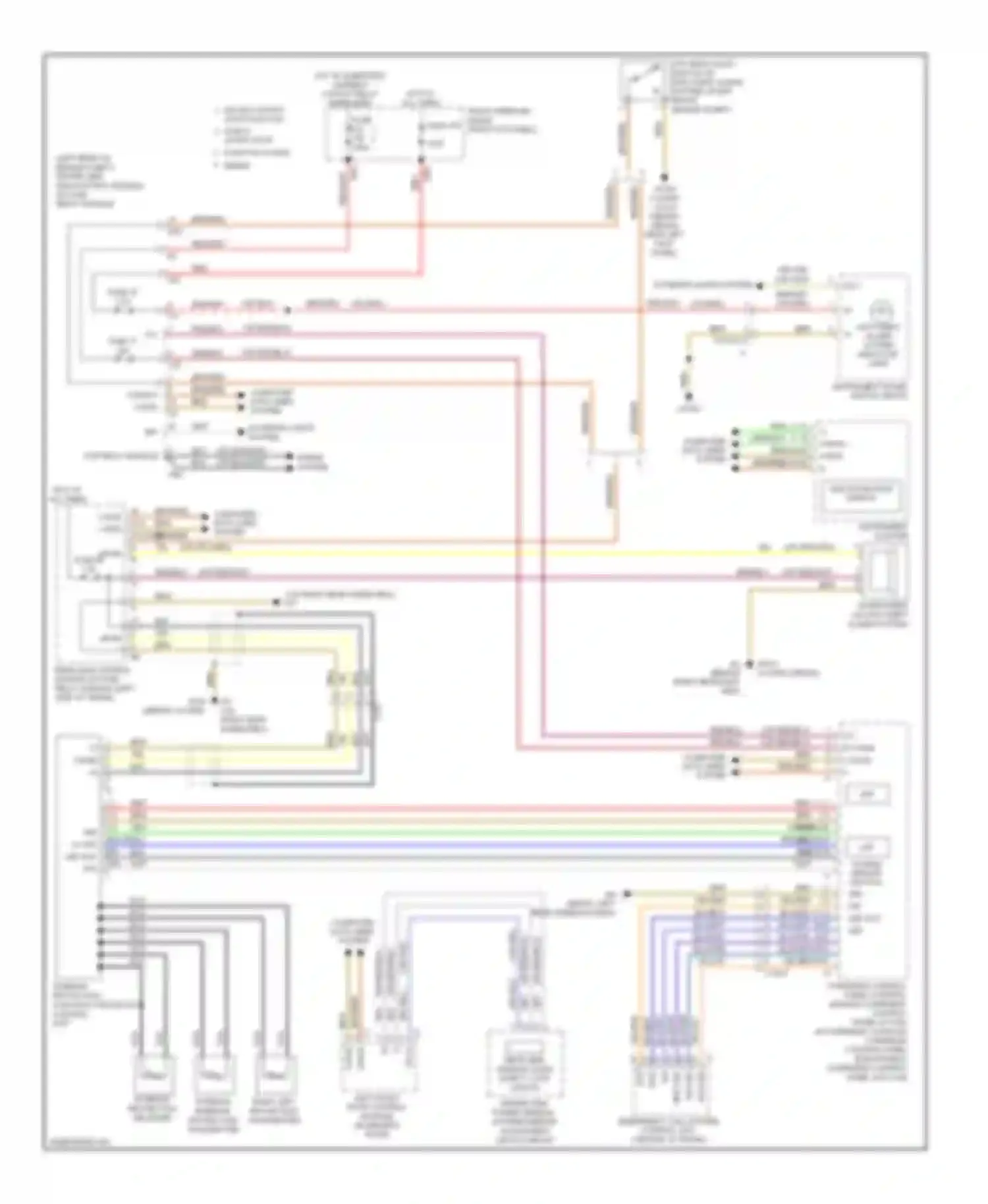 E-class Mercedes-Benz W212/S212/C207/A207 (2009-2013): Anti-theft alarm circuit