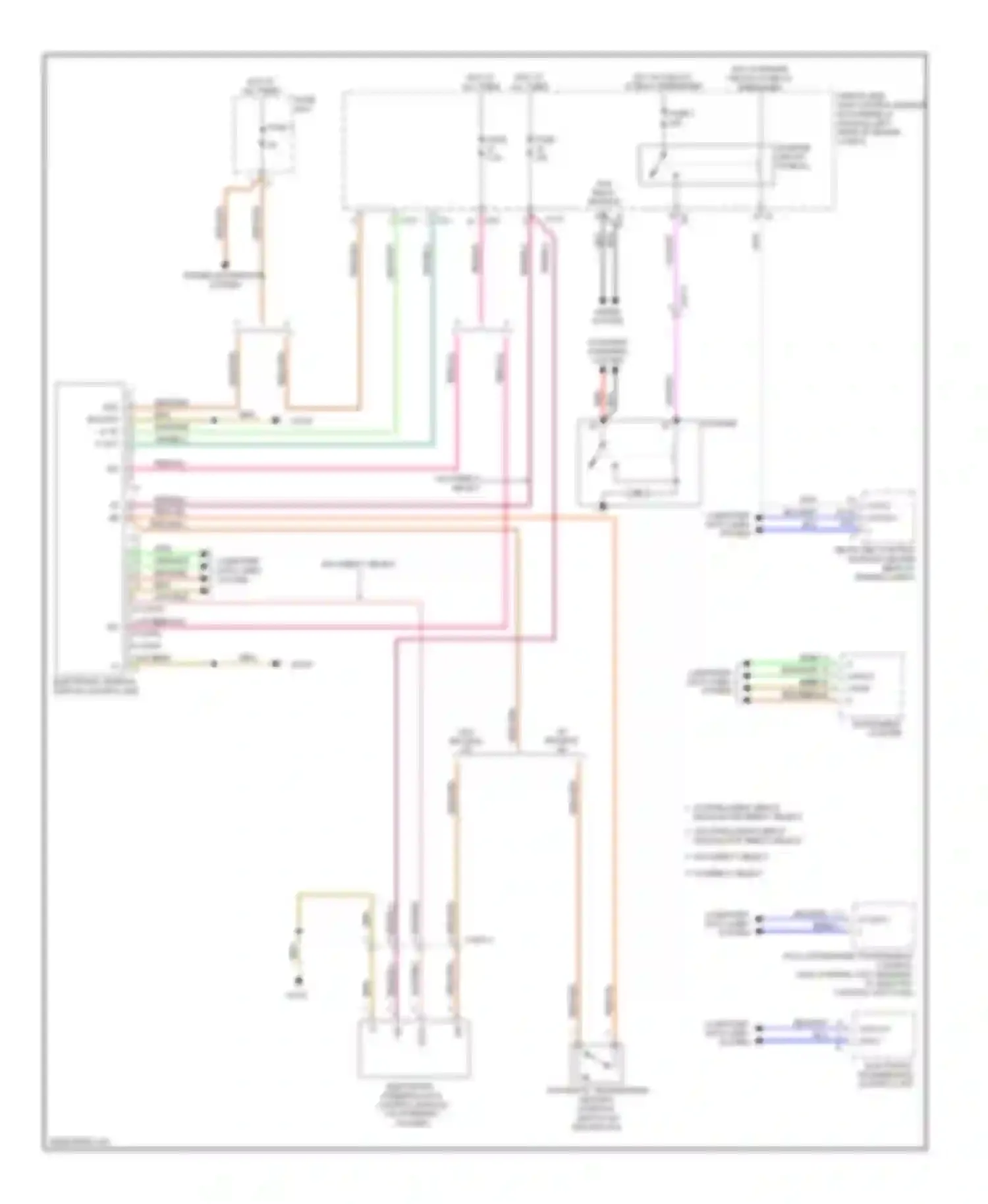E-class Mercedes-Benz W212/S212/C207/A207 (2009-2013): Drive authorization system circuit, sedan