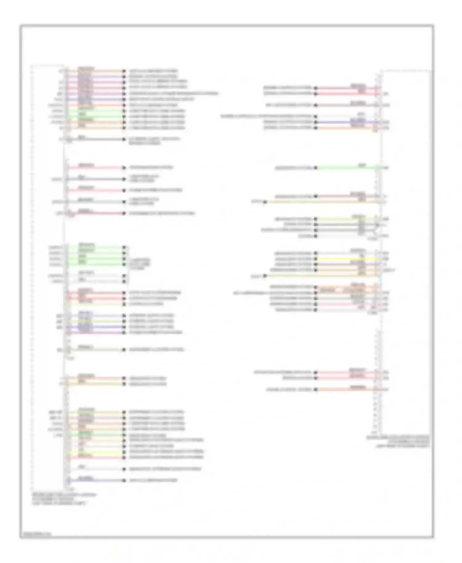 E-class Mercedes-Benz W212/S212/C207/A207 (2009-2013): Driver"s side sam control module circuit, sedan (2 of 2)