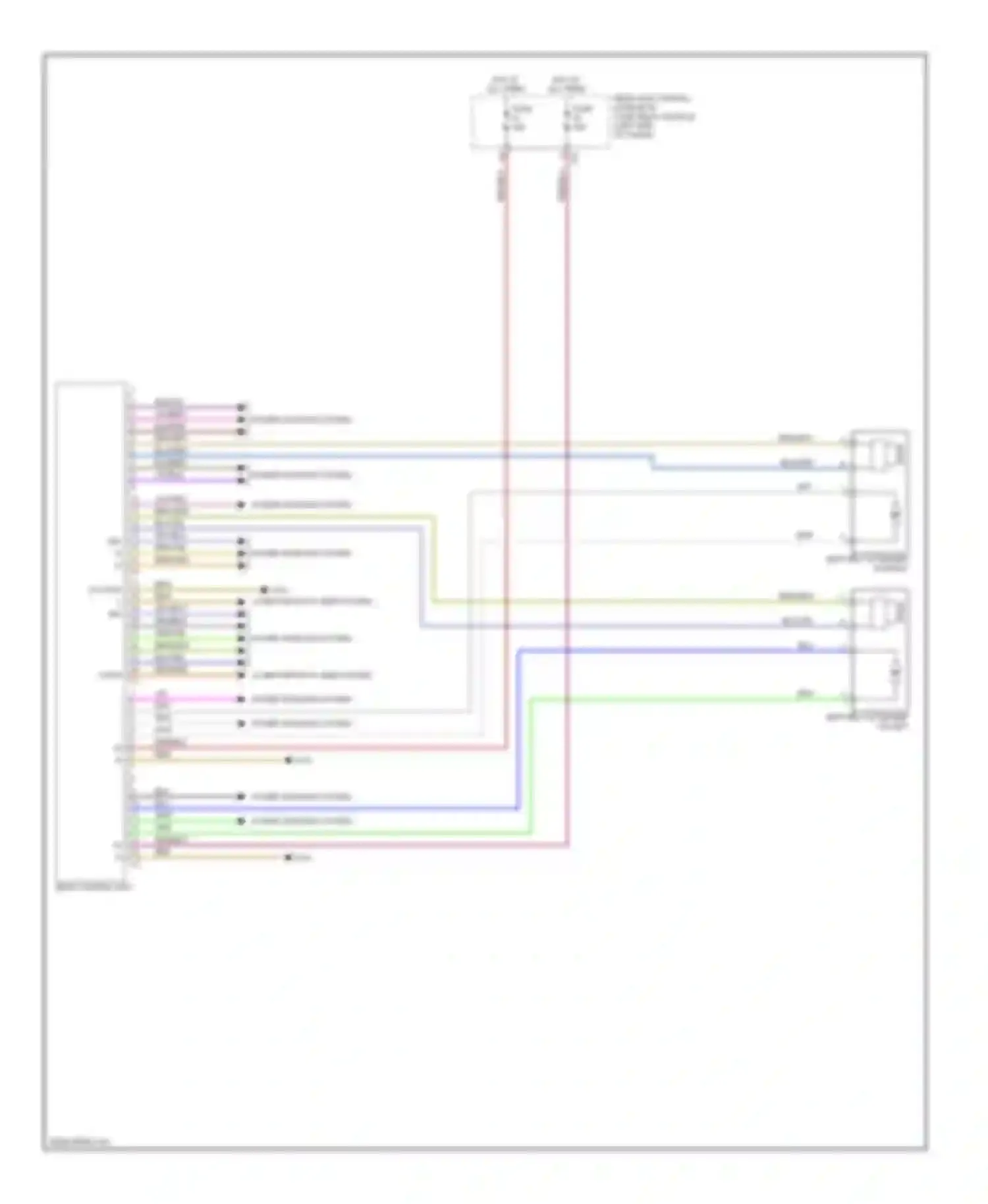 E-class Mercedes-Benz W212/S212/C207/A207 (2009-2013): Rear control unit circuit, coupe