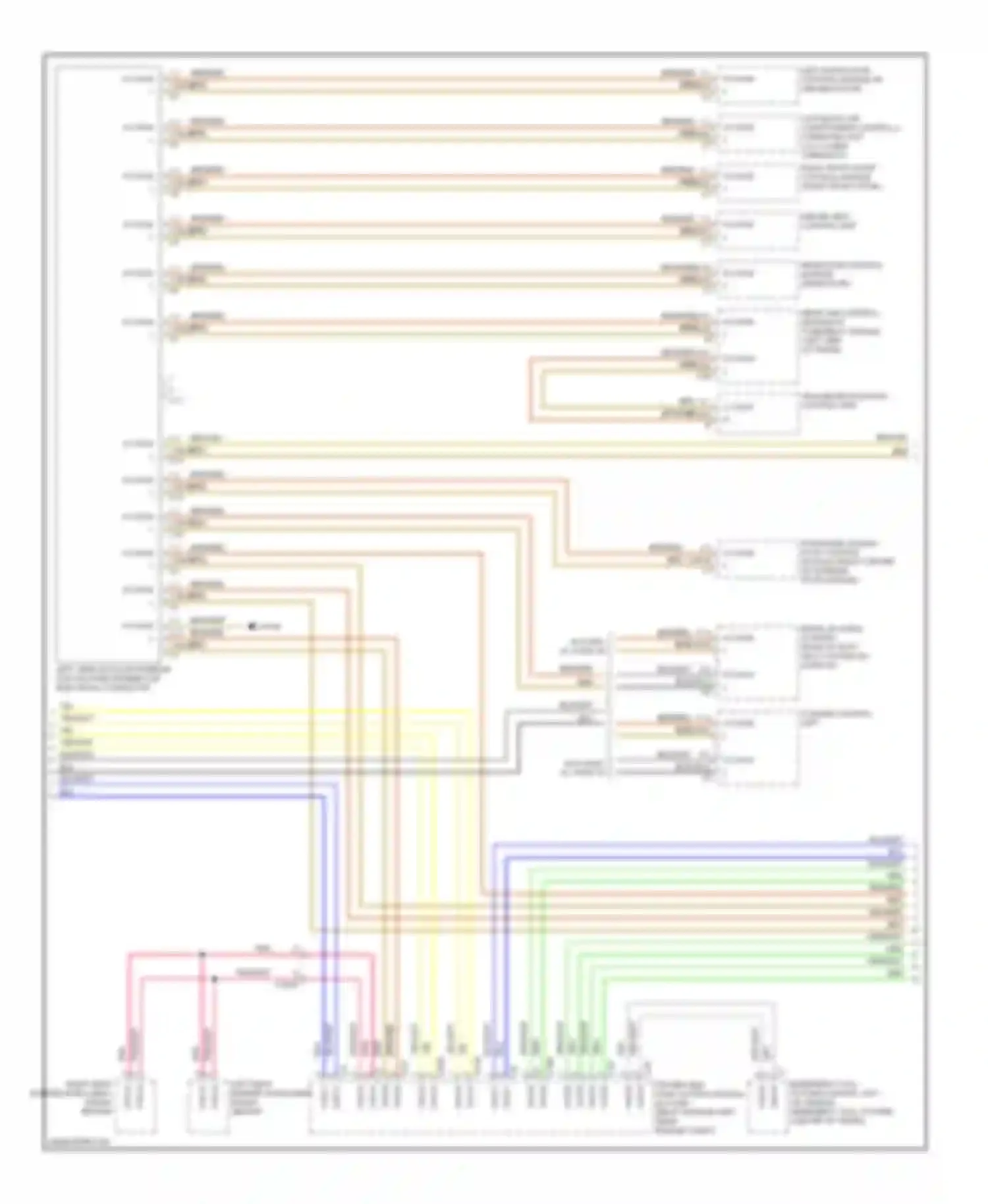 E-class Mercedes-Benz W212/S212/C207/A207 (2009-2013): High/low bus circuit, coupe (2 of 4)