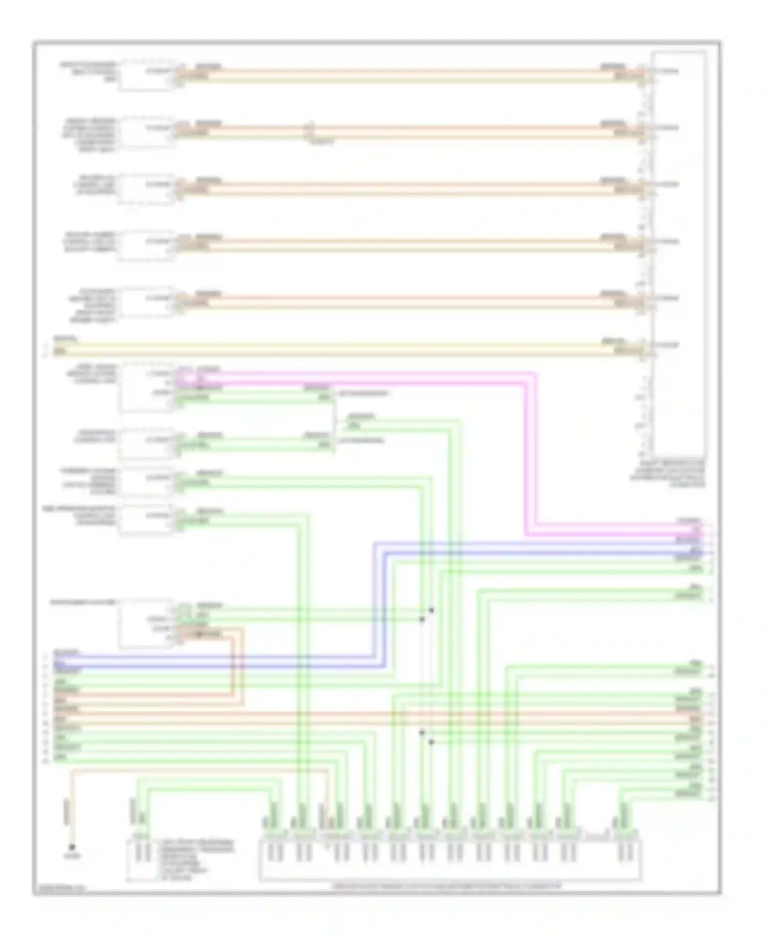 E-class Mercedes-Benz W212/S212/C207/A207 (2009-2013): High/low bus circuit, coupe (3 of 4)