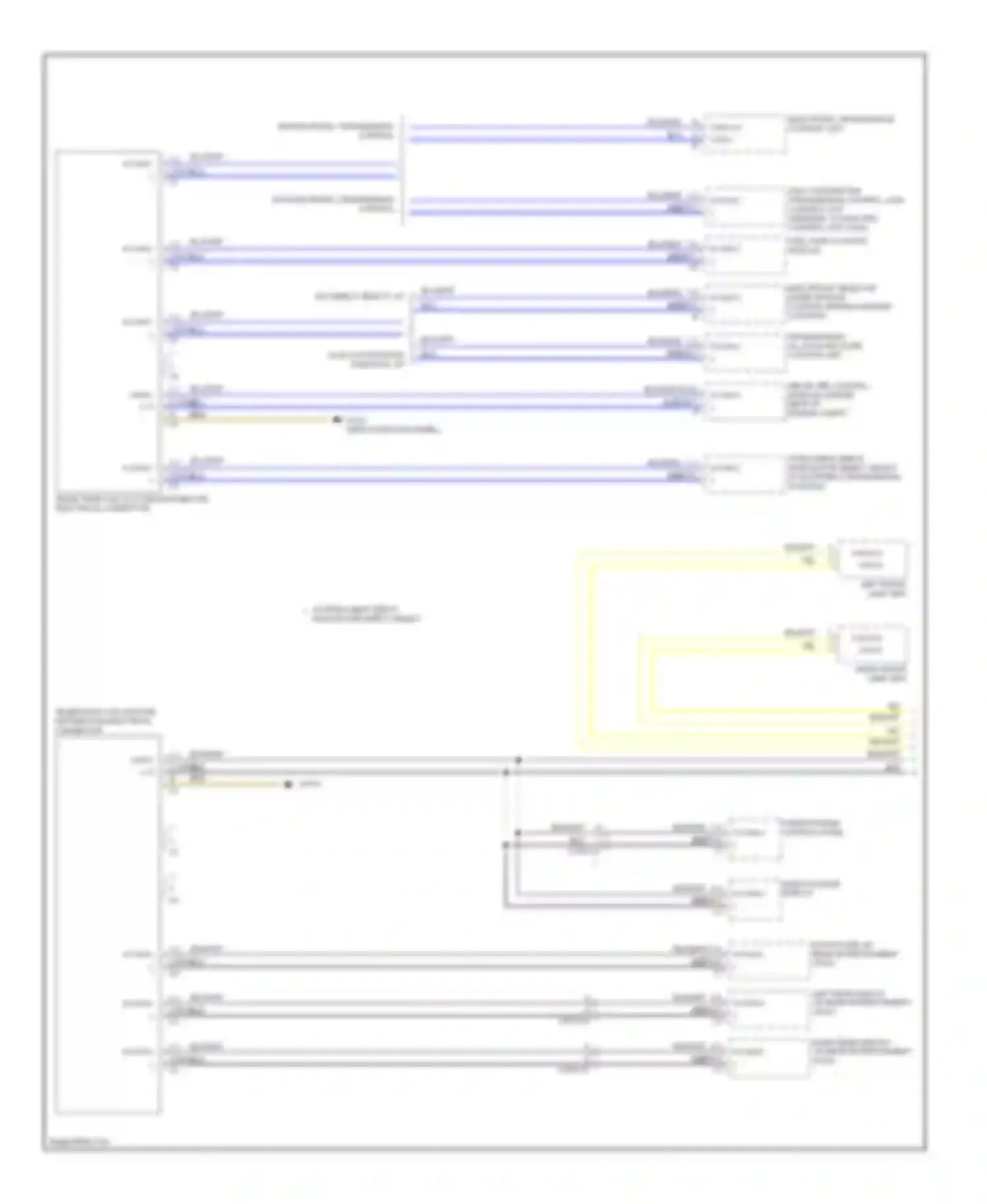 E-class Mercedes-Benz W212/S212/C207/A207 (2009-2013): High/low bus circuit, sedan (1 of 5)