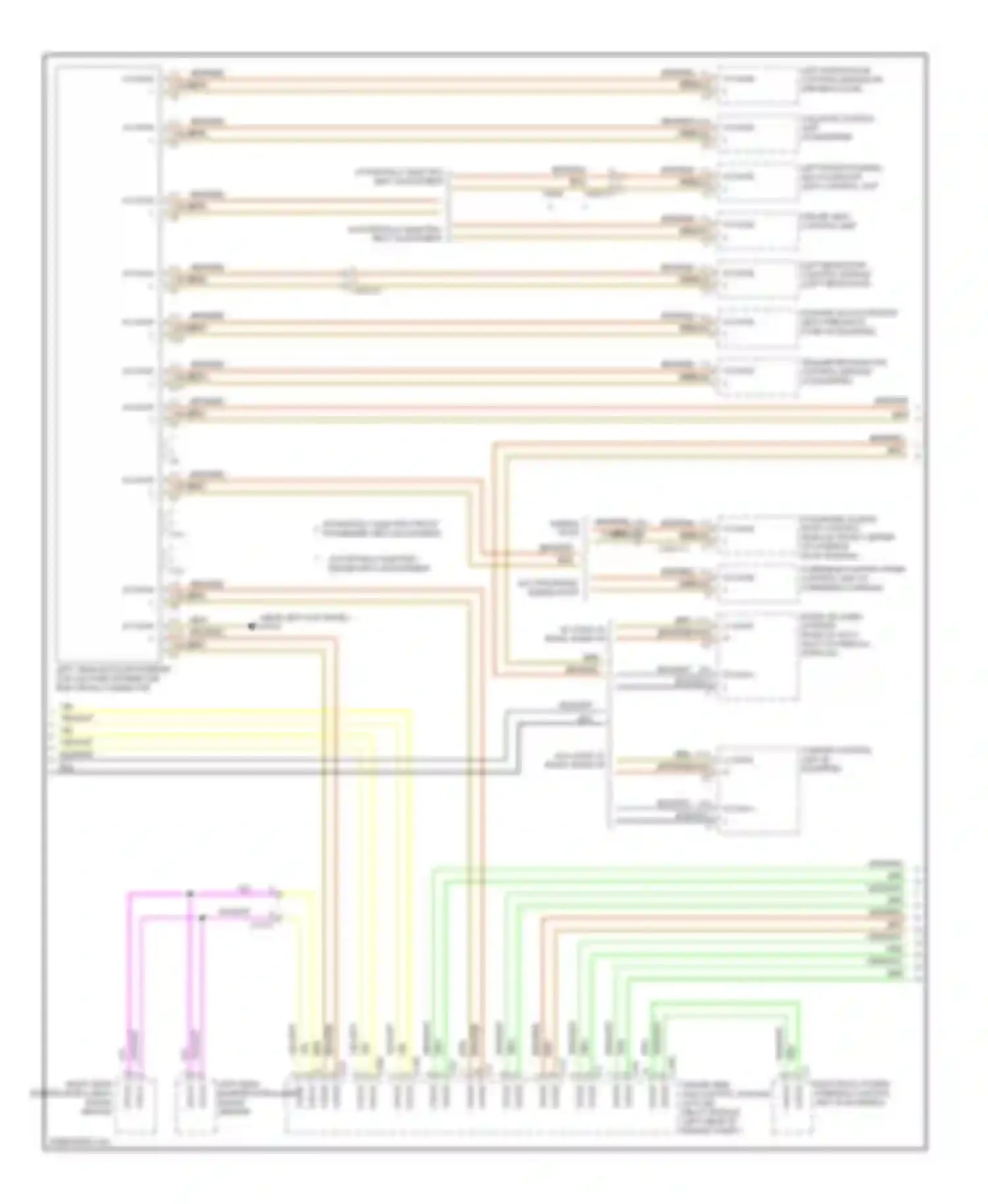 E-class Mercedes-Benz W212/S212/C207/A207 (2009-2013): High/low bus circuit, sedan (2 of 5)