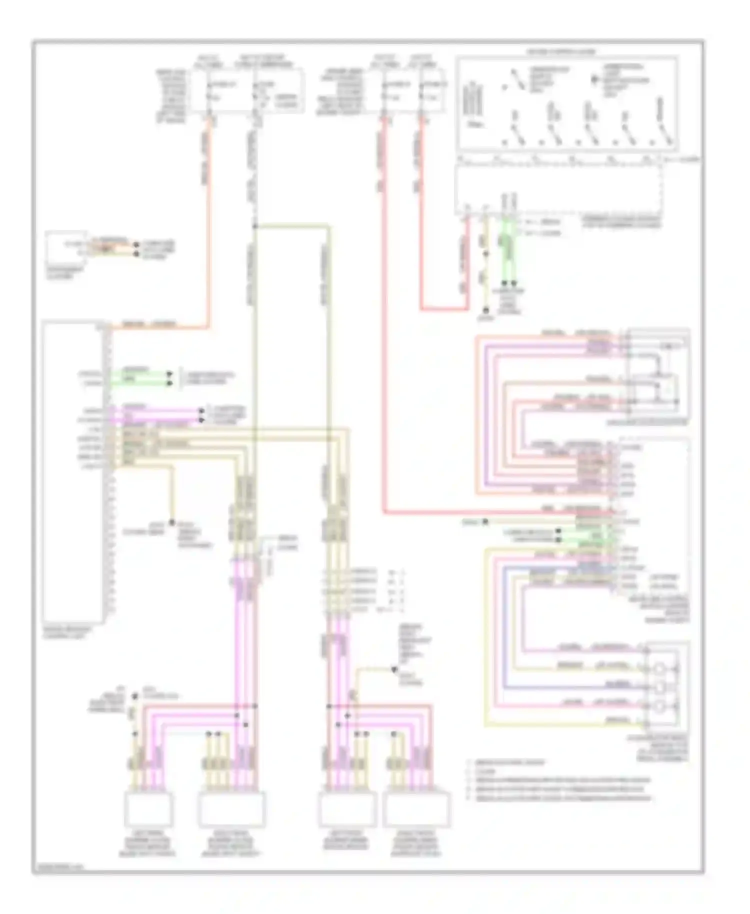 E-class Mercedes-Benz W212/S212/C207/A207 (2009-2013): 3.5l, cruise control circuit
