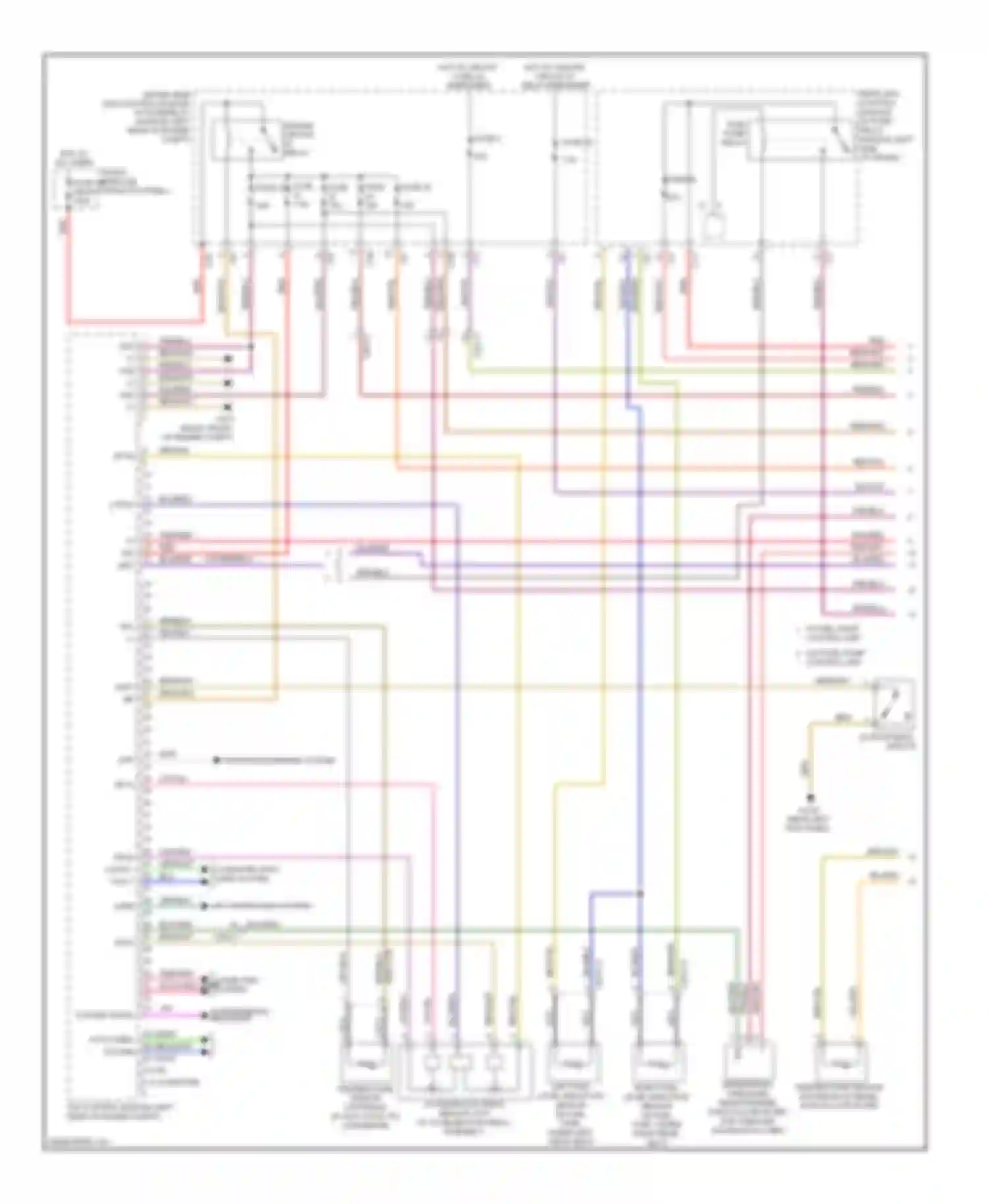 E-class Mercedes-Benz W212/S212/C207/A207 (2009-2013): Wiring diagram engine performance 3.0l turbo diesel (1 of 7)