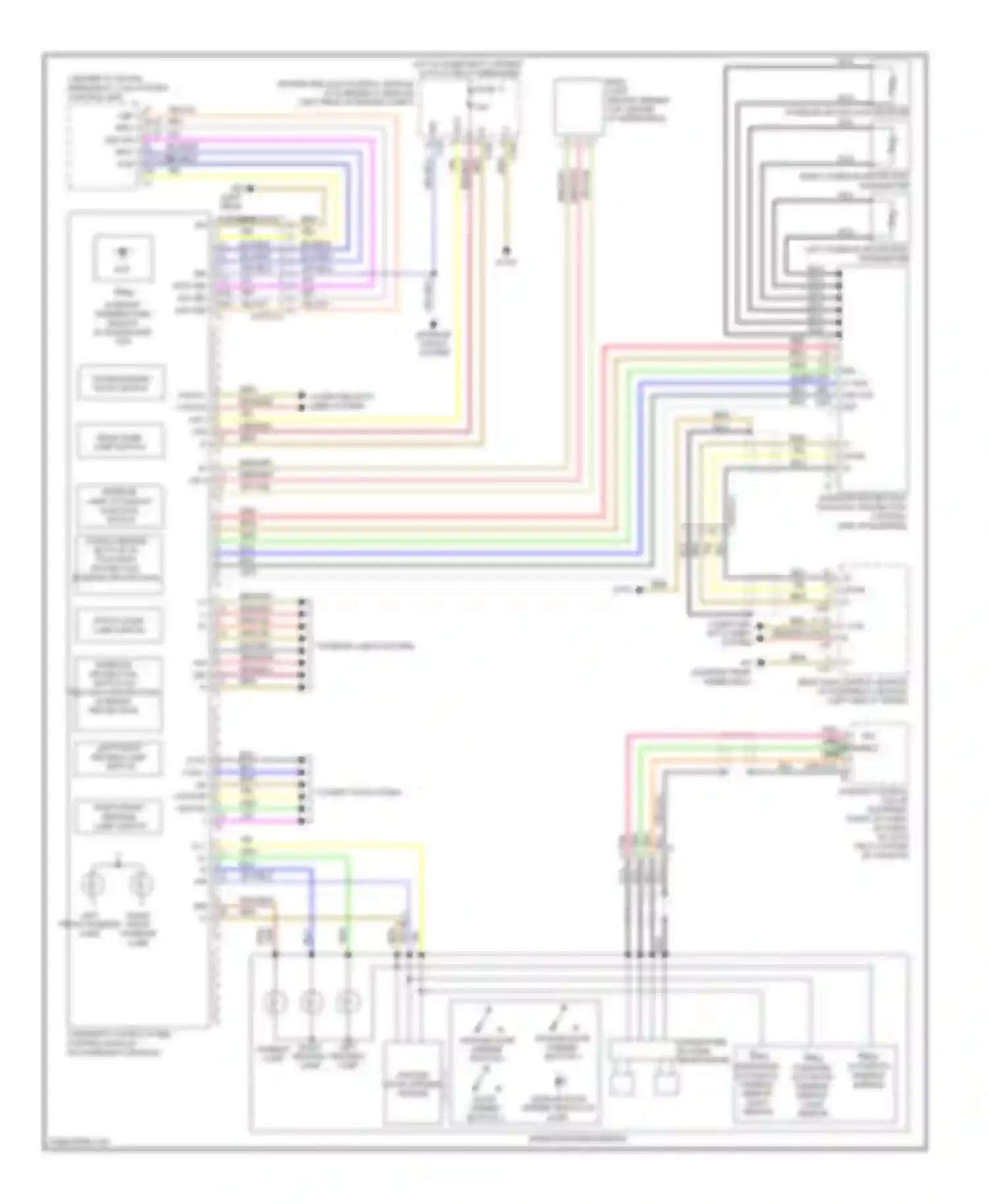 E-class Mercedes-Benz W212/S212/C207/A207 (2009-2013): Overhead console circuit, sedan with power tilting/sliding roof
