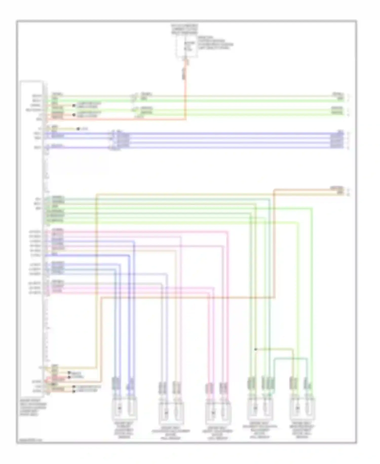E-class Mercedes-Benz W212/S212/C207/A207 (2009-2013): Driver"s memory seat circuit, sedan (1 of 2)