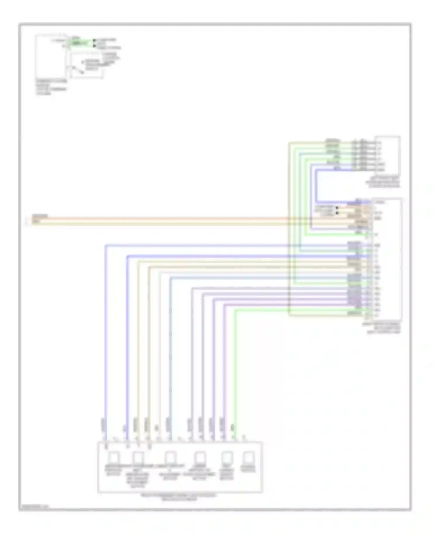 E-class Mercedes-Benz W212/S212/C207/A207 (2009-2013): Passenger"s memory seat circuit, sedan (2 of 2)