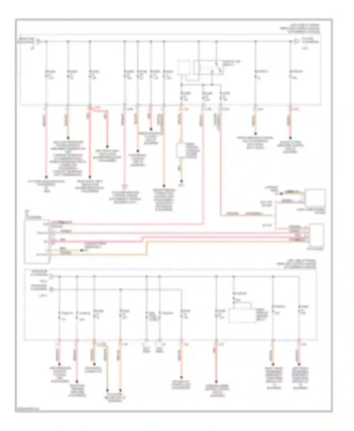 E-class Mercedes-Benz W212/S212/C207/A207 (2009-2013): Power distribution circuit, sedan (3 of 5)